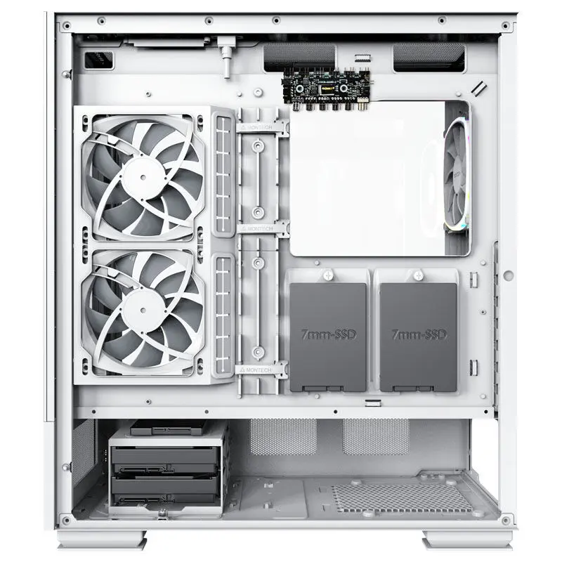 Montech Sky Two, Mid-Tower, Vetro Temperato - Bianco - immagine 4