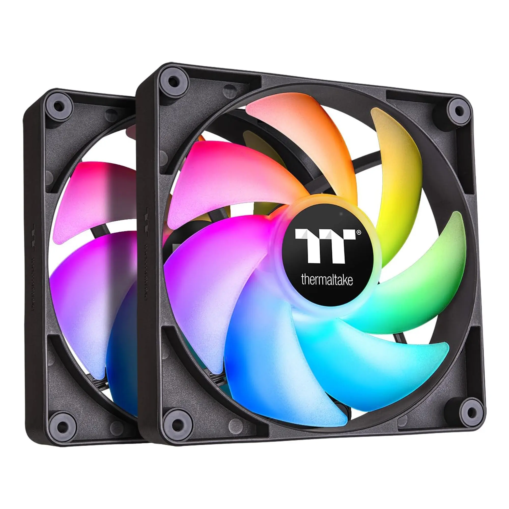 Thermaltake CT140 ARGB Sync PC Cooling Fan, 140mm, Nero - Kit 2 Pezzi