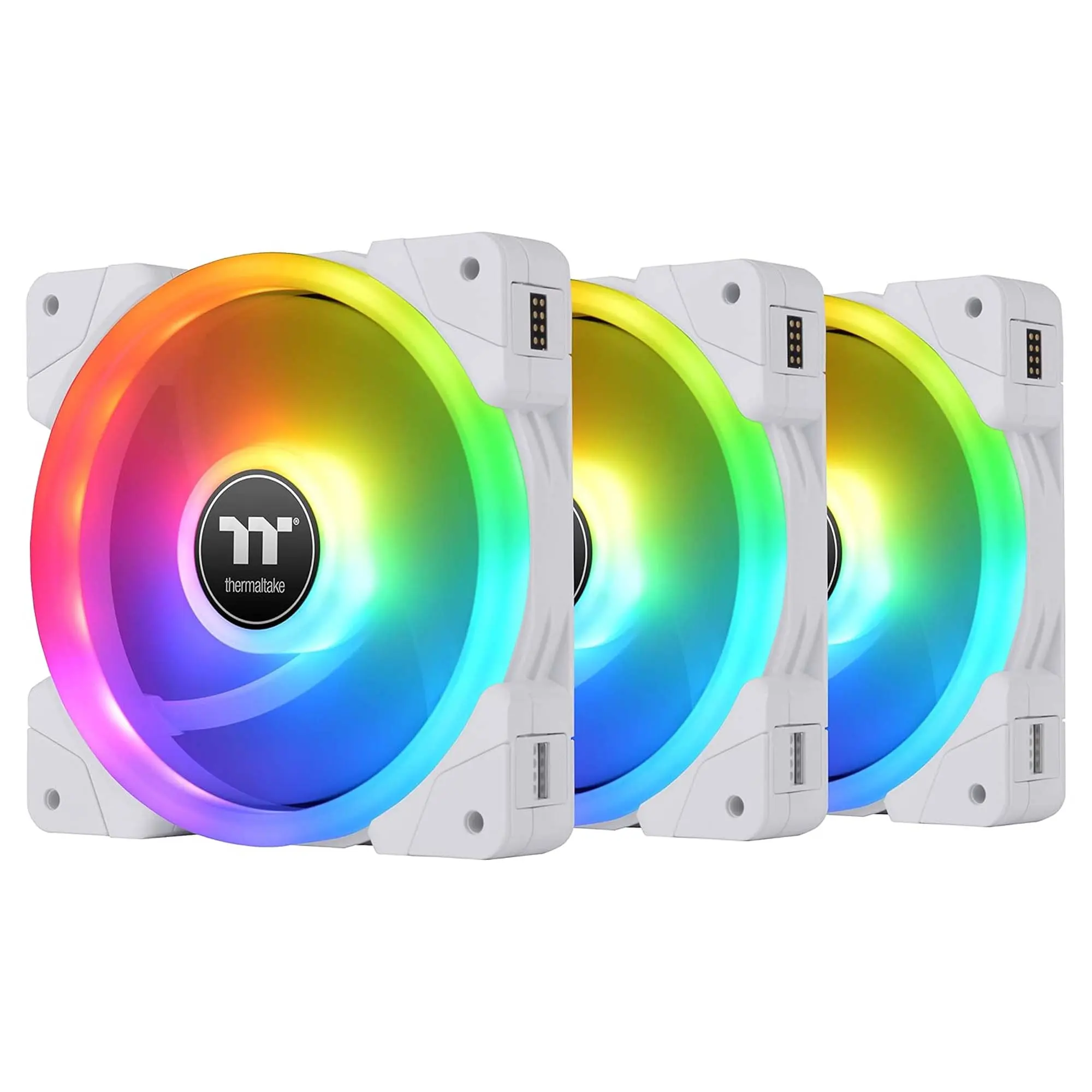 Thermaltake SWAFAN EX14 RGB TT Premium Edition, Daisy-Chain, Bianco, 140 mm - 3 Pezzi