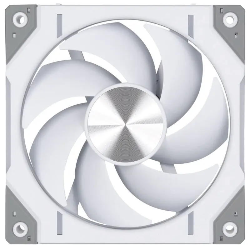 PHANTEKS D30 PWM Regular Airflow D-RGB, 120mm - Bianco - immagine 3
