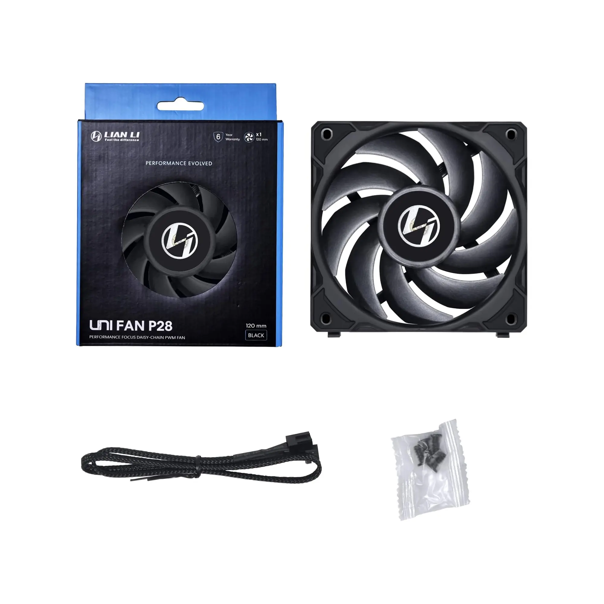 Lian Li UNI FAN P28 , Nero - 120 mm - immagine 6