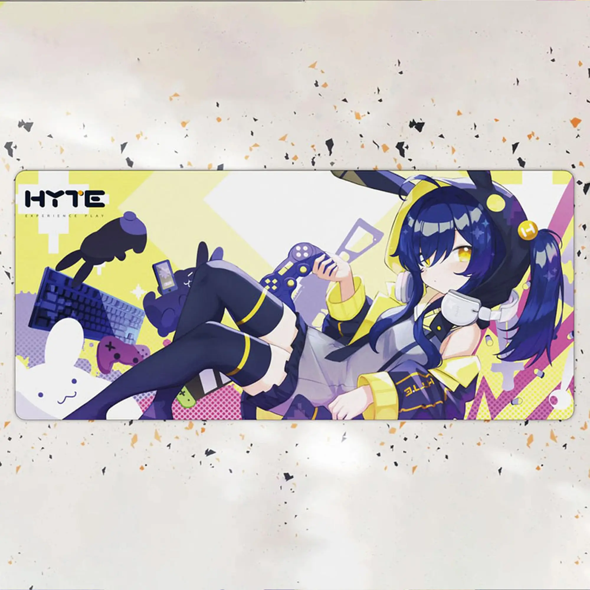 HYTE CNVS Desk Pad Bunny Splash - XXL - immagine 2