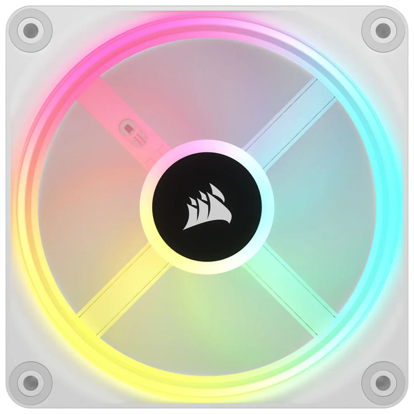 Corsair iCUE LINK QX120 RGB Series, Ventola PWM - 120mm, Bianco - immagine 4