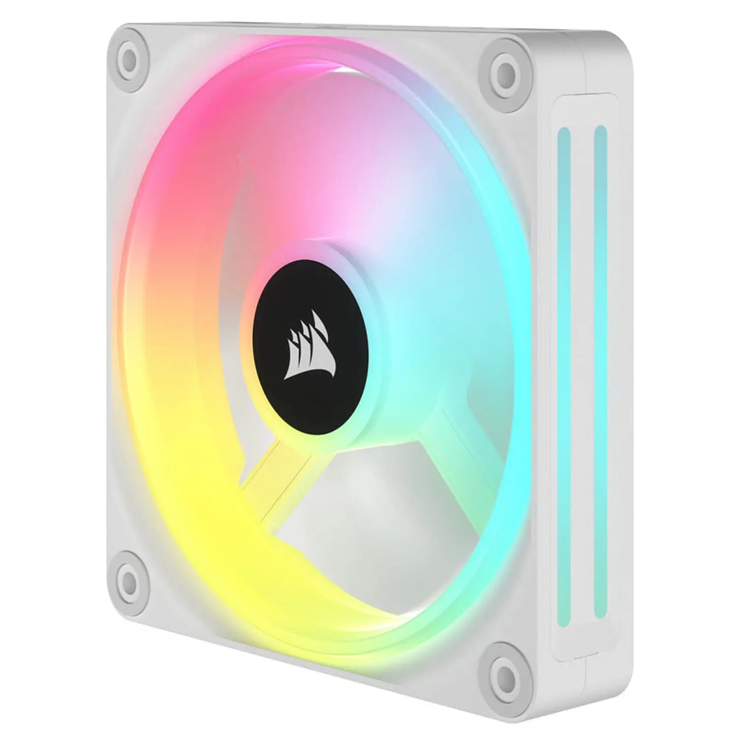 Corsair iCUE LINK QX120 RGB Series, Ventola PWM - 120mm, Bianco - immagine 5