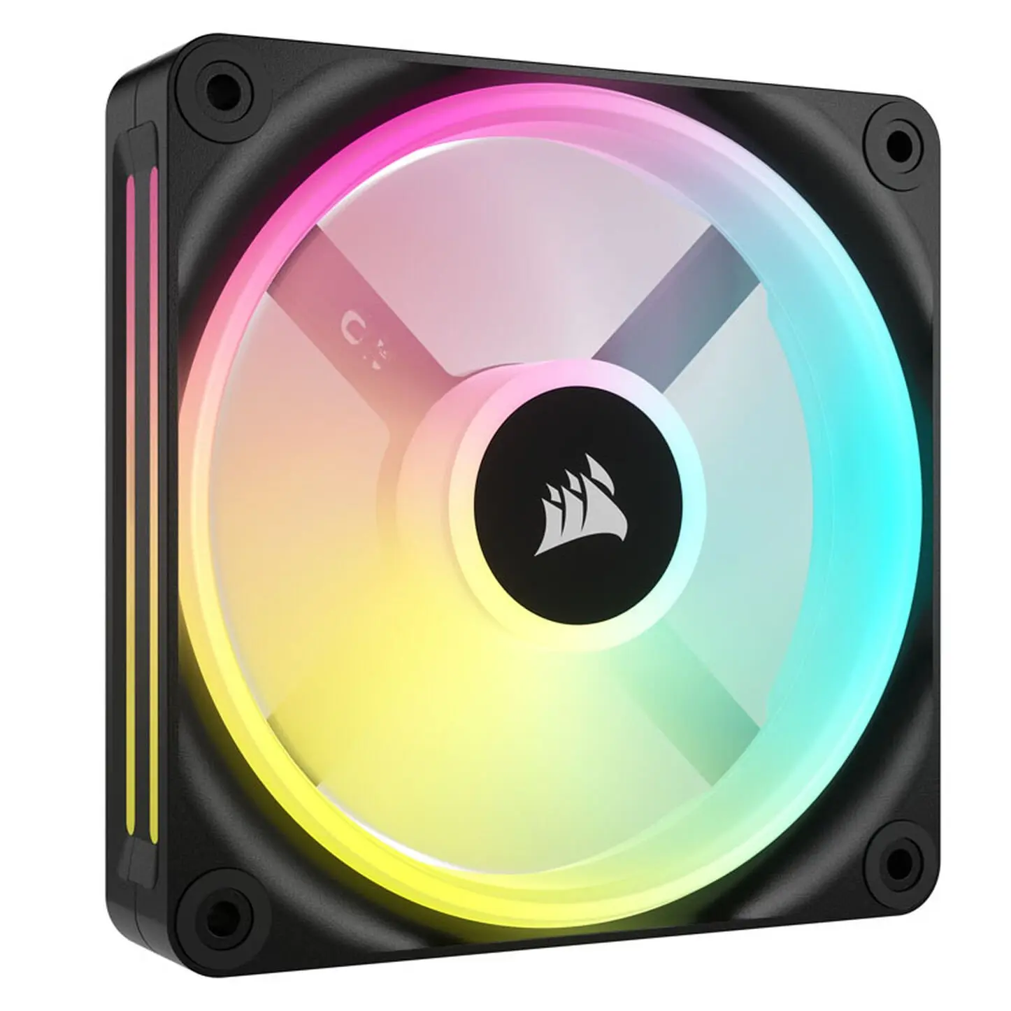Corsair iCUE LINK QX120 RGB Series, Ventola PWM, Kit 3 Ventole - 120mm, Nero - immagine 2