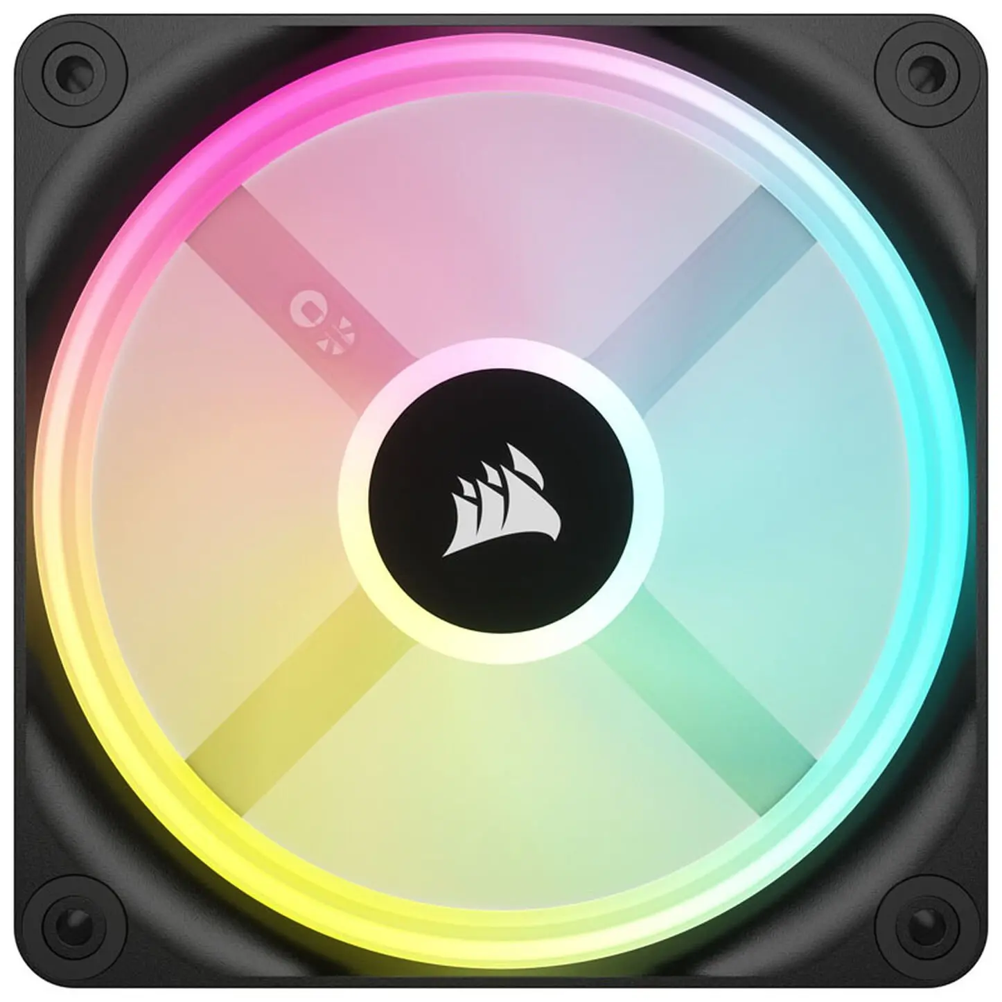 Corsair iCUE LINK QX120 RGB Series, Ventola PWM, Kit 3 Ventole - 120mm, Nero - immagine 3