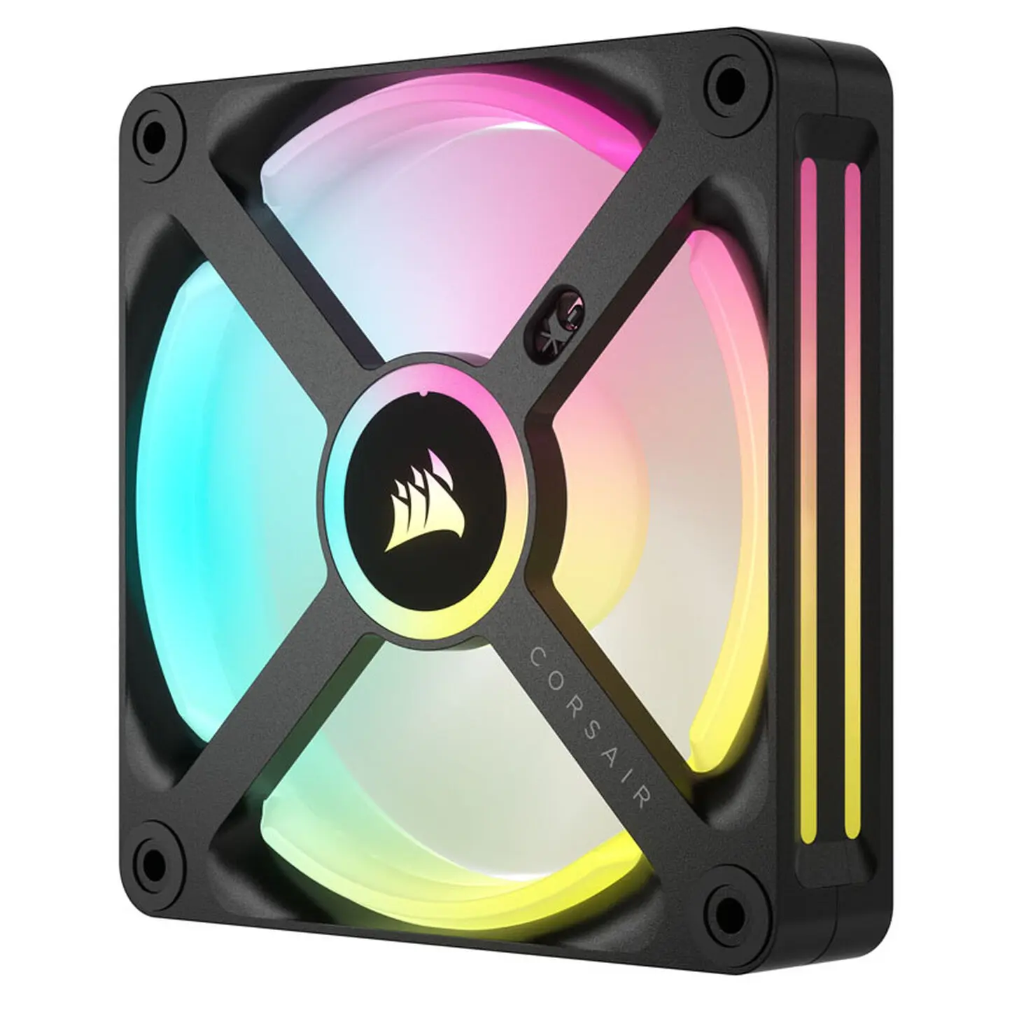 Corsair iCUE LINK QX120 RGB Series, Ventola PWM, Kit 3 Ventole - 120mm, Nero - immagine 4
