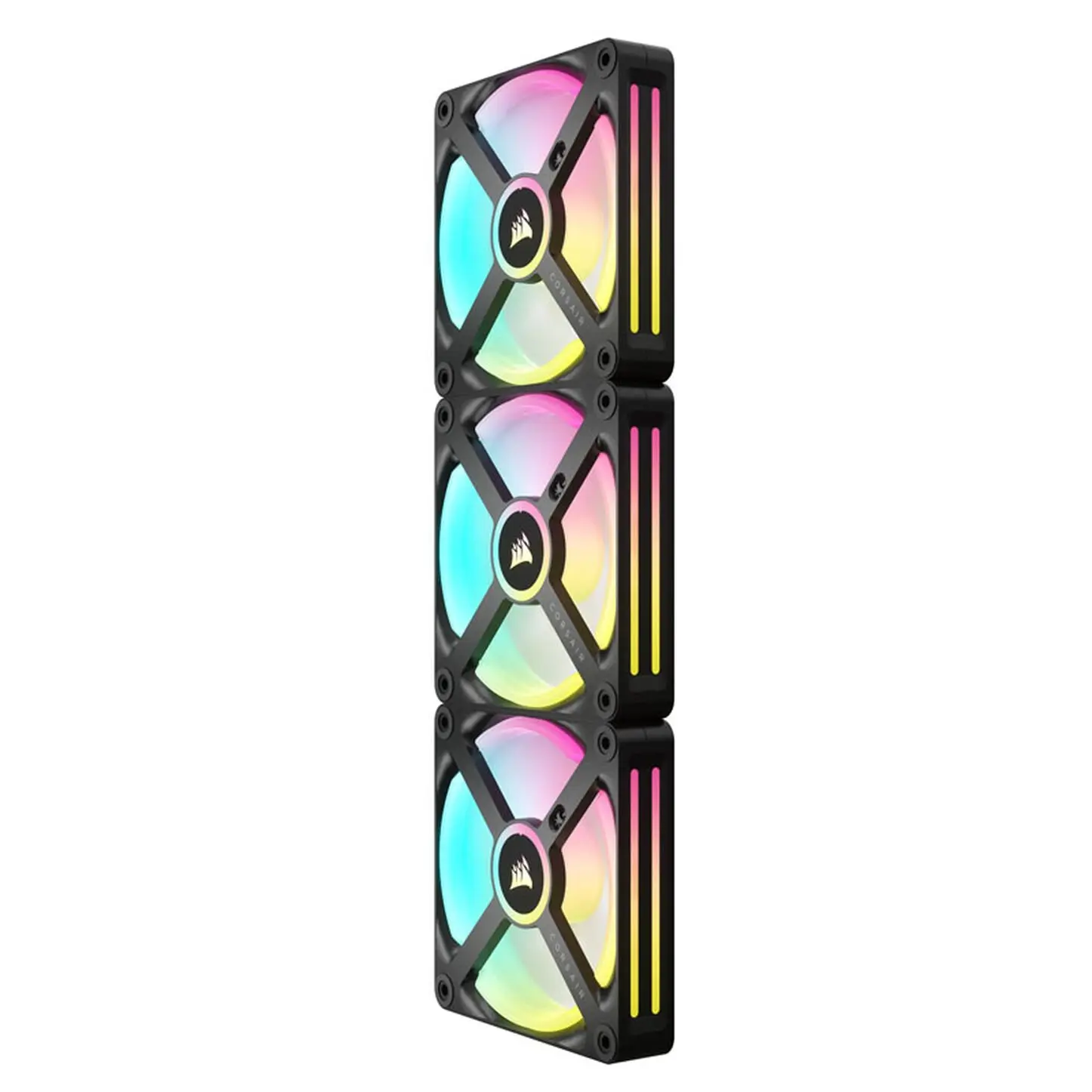Corsair iCUE LINK QX120 RGB Series, Ventola PWM, Kit 3 Ventole - 120mm, Nero - immagine 5