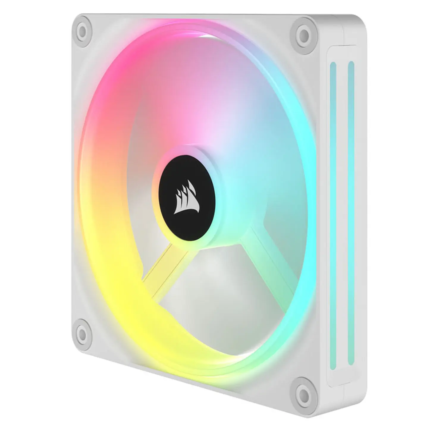 Corsair iCUE LINK QX140 RGB Series, Ventola PWM - 140mm, Bianco - immagine 3
