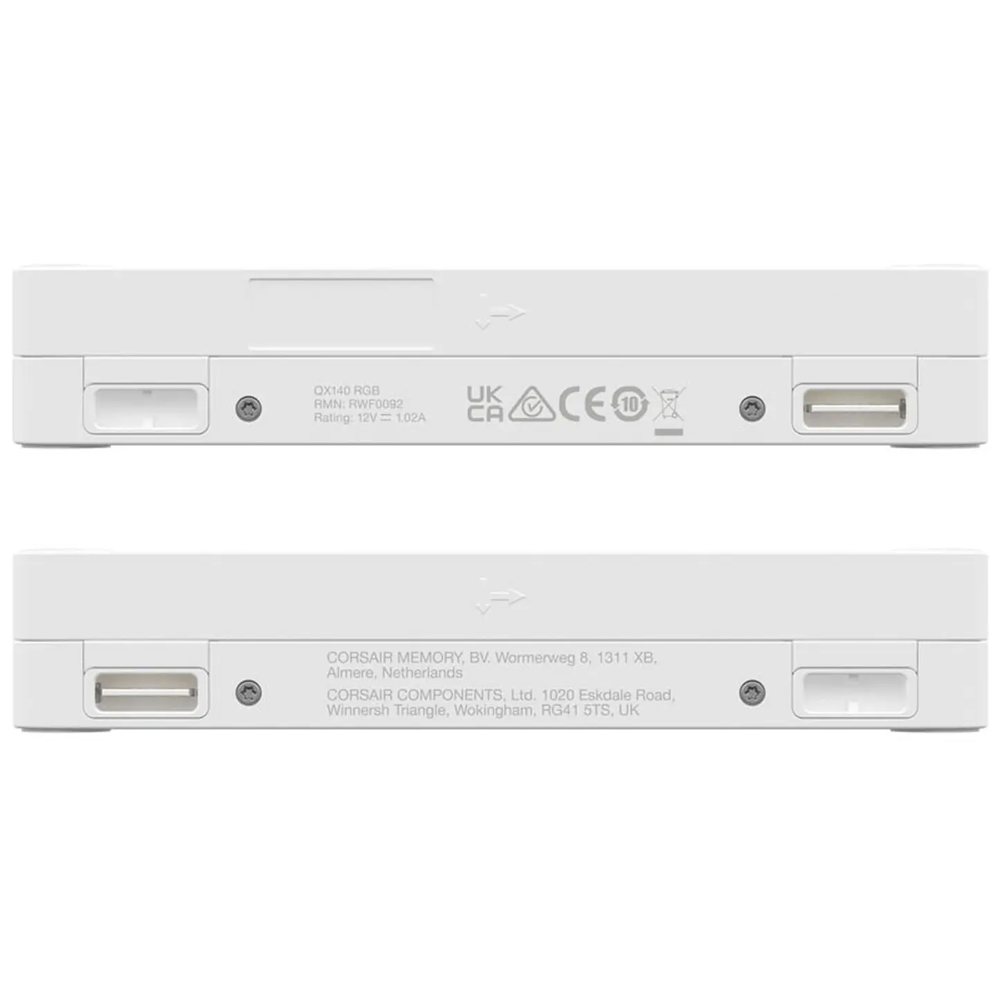 Corsair iCUE LINK QX140 RGB Series, Ventola PWM - 140mm, Bianco - immagine 6