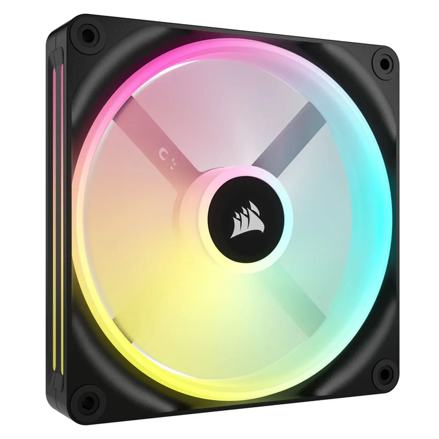 Corsair iCUE LINK QX140 RGB Series, Ventola PWM, Kit 2 Ventole - 140mm, Nero - immagine 3