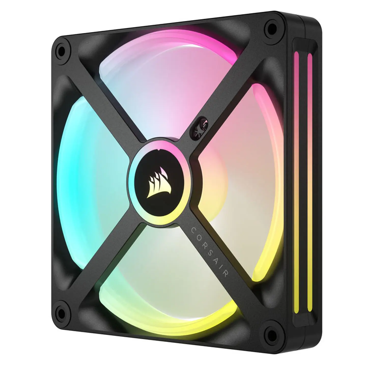 Corsair iCUE LINK QX140 RGB Series, Ventola PWM, Kit 2 Ventole - 140mm, Nero - immagine 4
