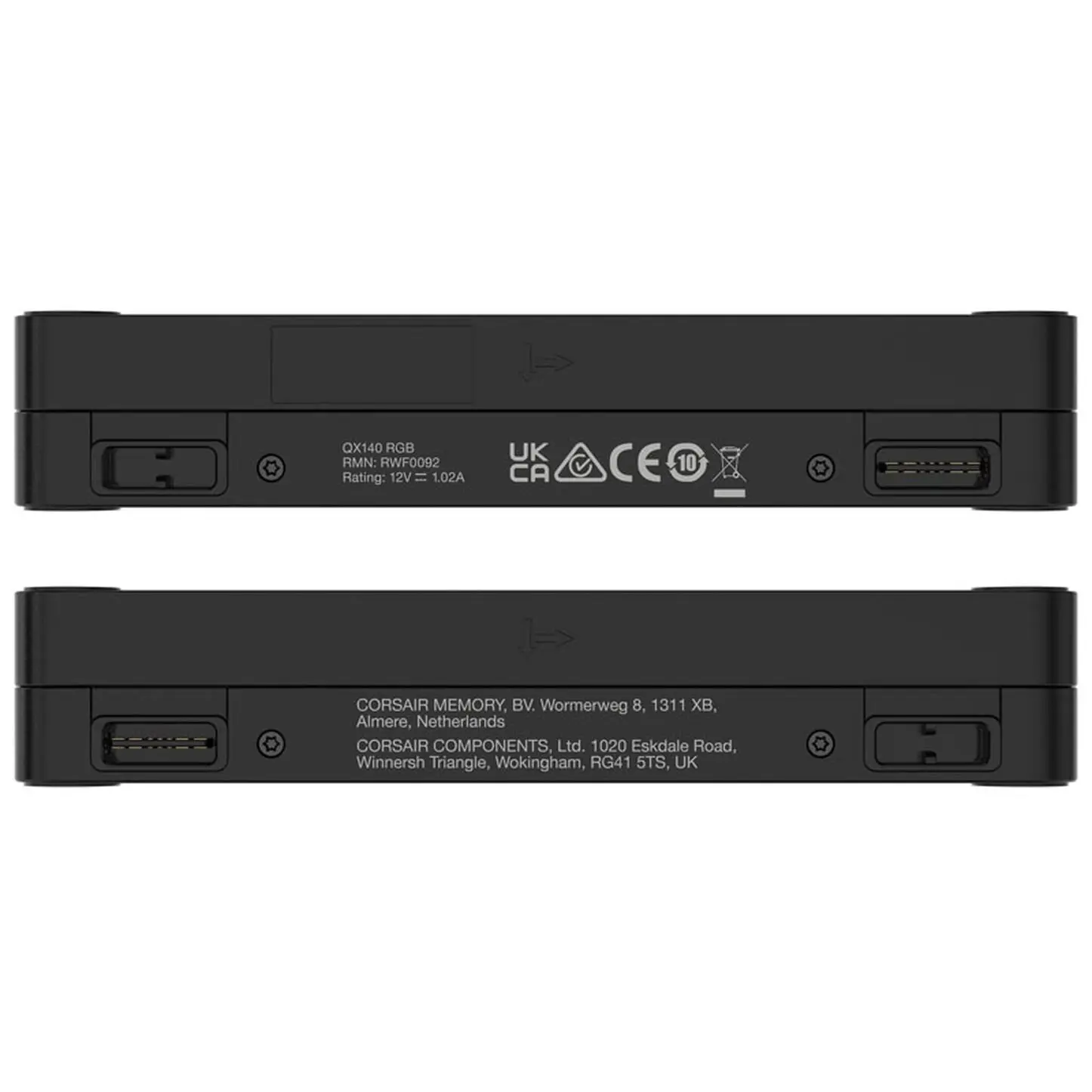 Corsair iCUE LINK QX140 RGB Series, Ventola PWM, Kit 2 Ventole - 140mm, Nero - immagine 5