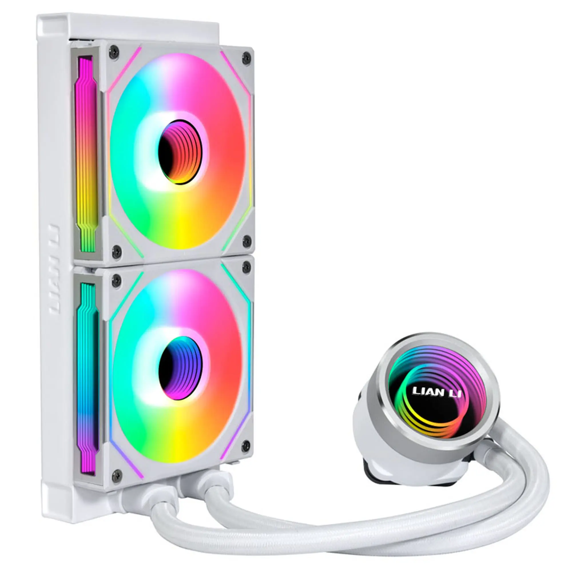 Lian Li GALAHAD II 240 Trinity SL-INF, AIO Water Cooler, ARGB - Bianco - immagine 2