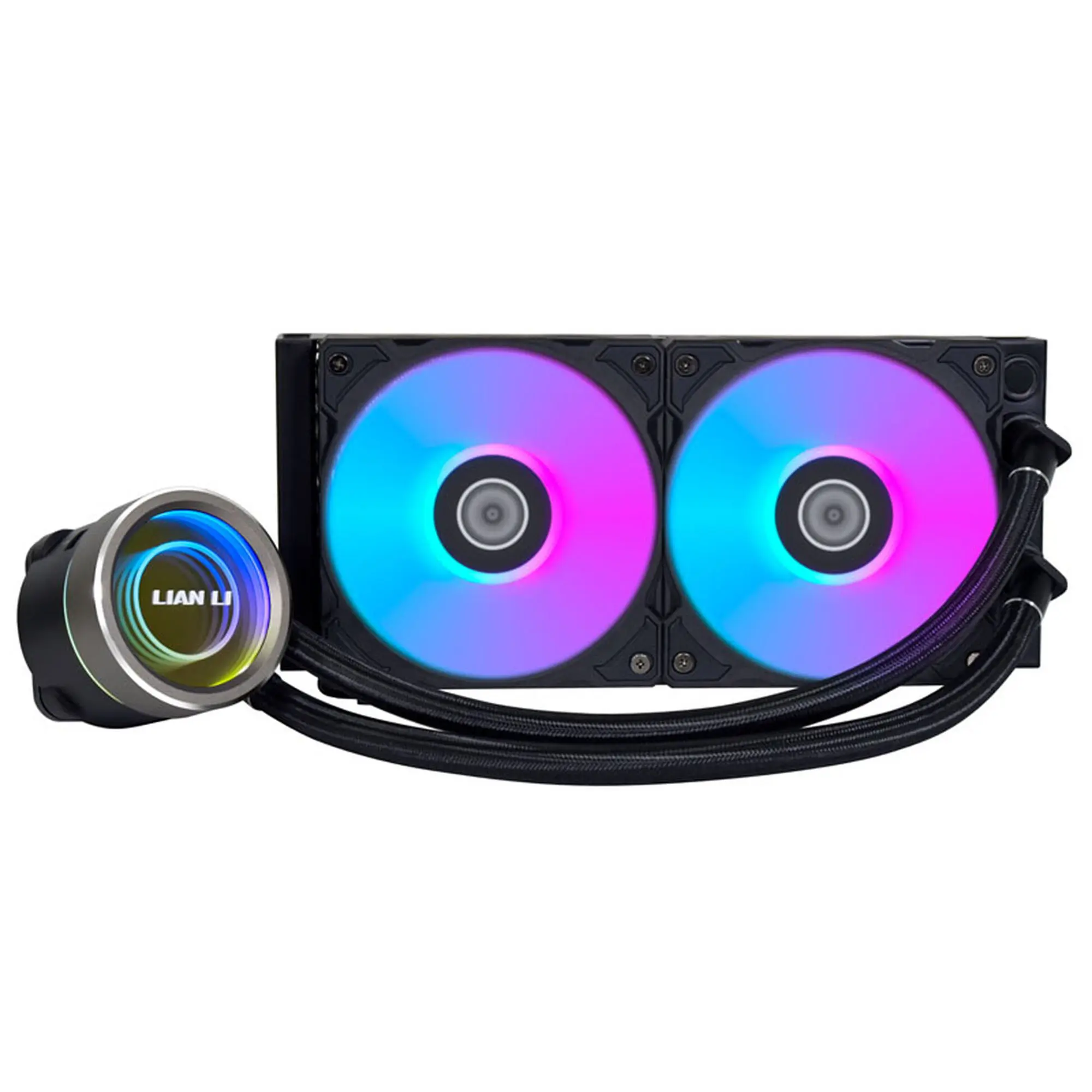 Lian Li GALAHAD II 240 Trinity, AIO Water Cooler, ARGB - Nero - immagine 2