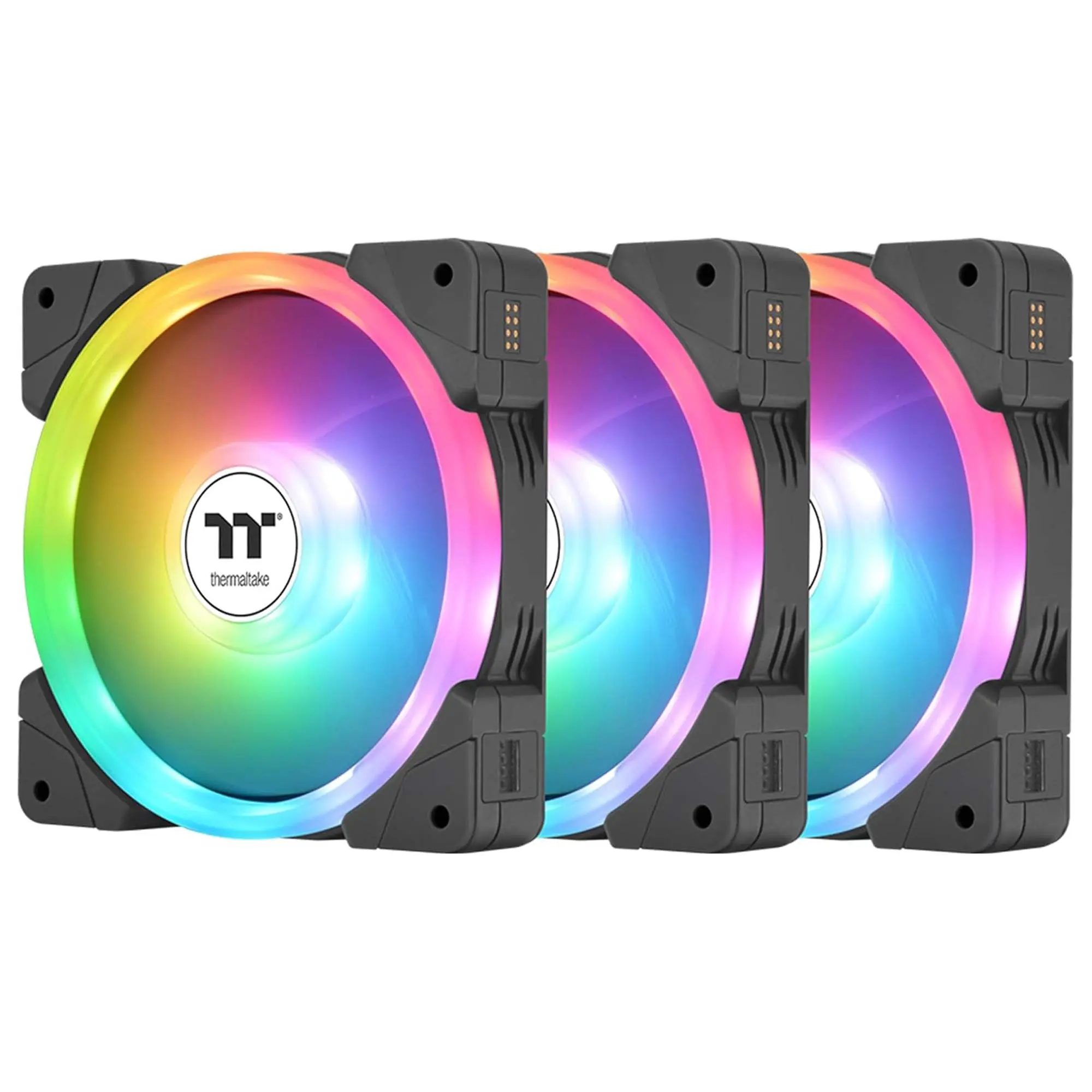 Thermaltake SWAFAN EX12 ARGB TT Premium Edition, Daisy-chain, Nero, 120 mm - 3 Pezzi