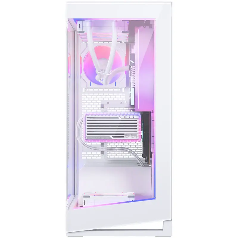 Phanteks Kit DRGB NV5 Premium + Power Hub, 3 Strisce ARGB, 1 Copricavo ATX - Bianco - immagine 4