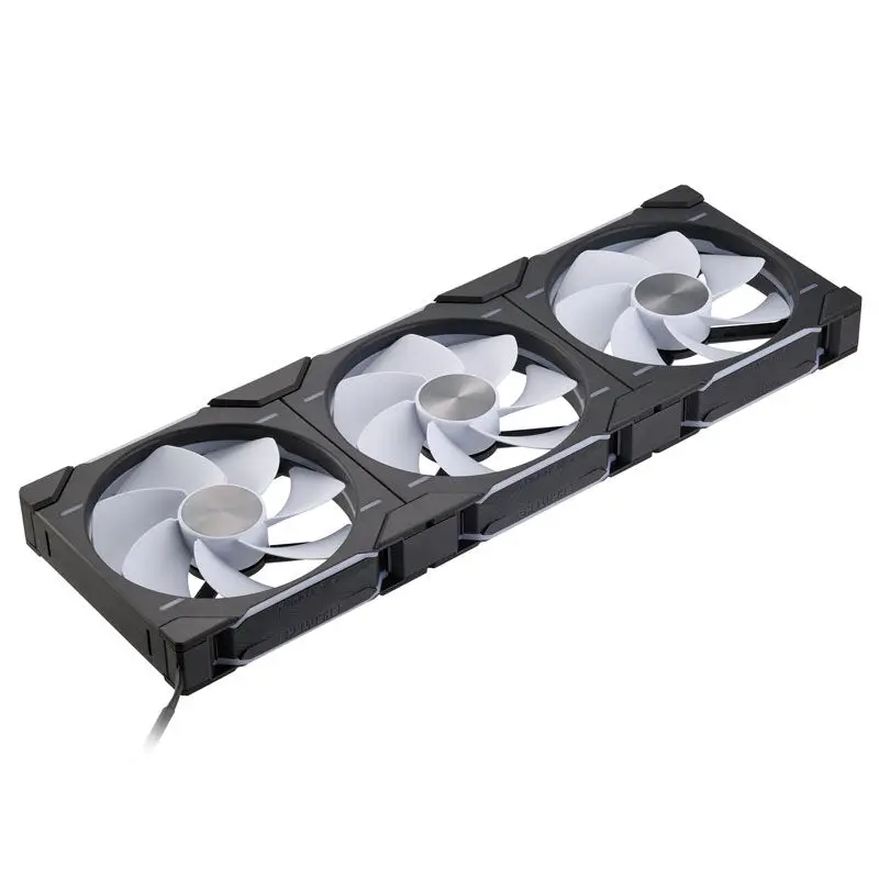 PHANTEKS D30 PWM Reverse Airflow D-RGB, 3 pcs, 140mm - Nero - immagine 2