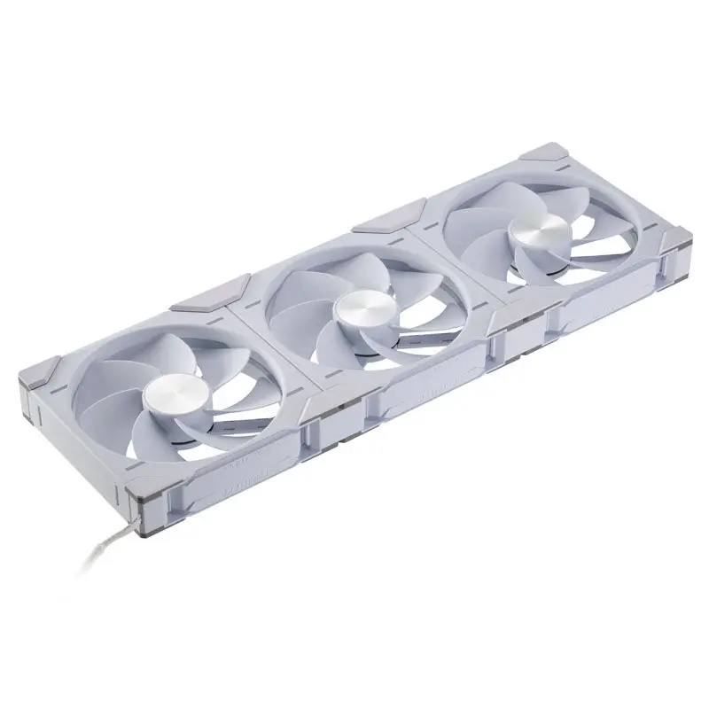 PHANTEKS D30 PWM Reverse Airflow D-RGB, 3 pcs, 140mm - Bianco - immagine 2