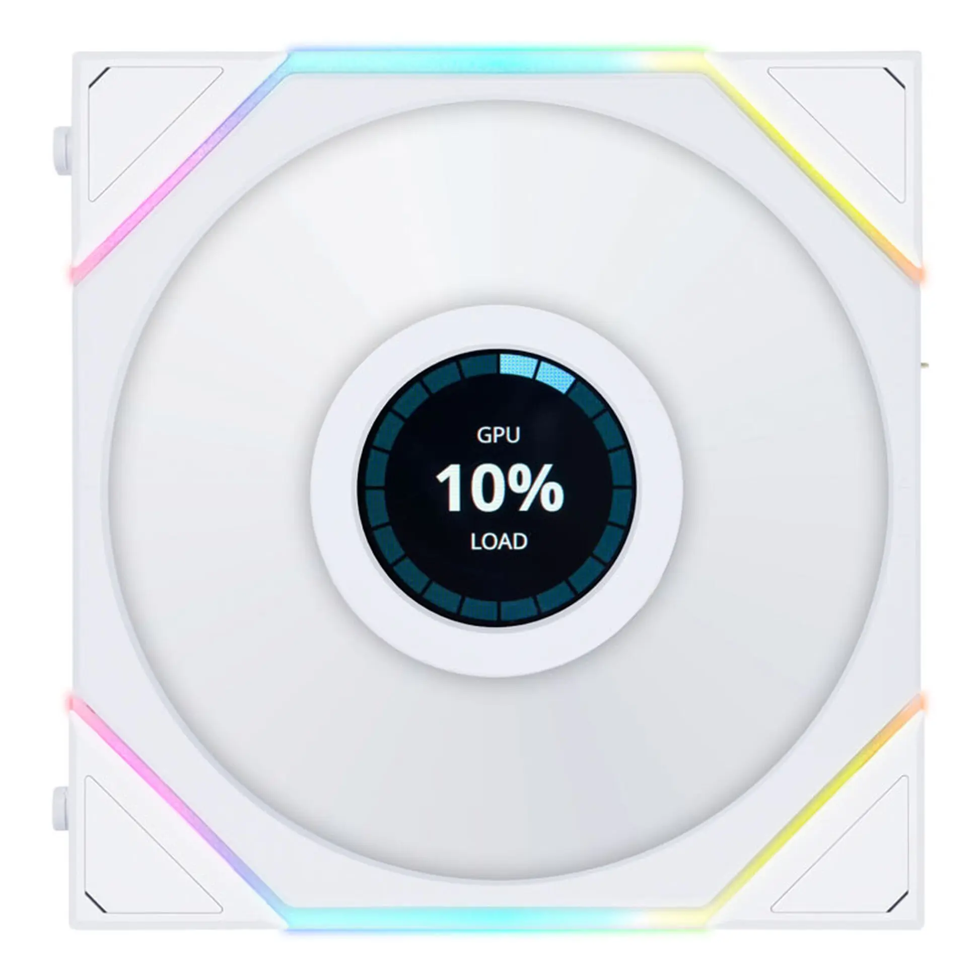 Lian Li UNI FAN TL120 LCD RGB PWM FAN, 3 pcs, controller incluso, Bianco - 120 mm - immagine 3