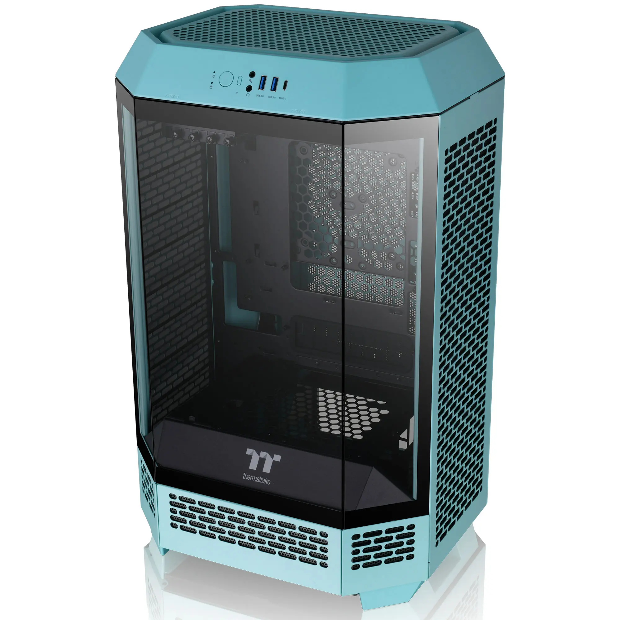 Thermaltake The Tower 300 Mini Chassis - Turquoise - immagine 6