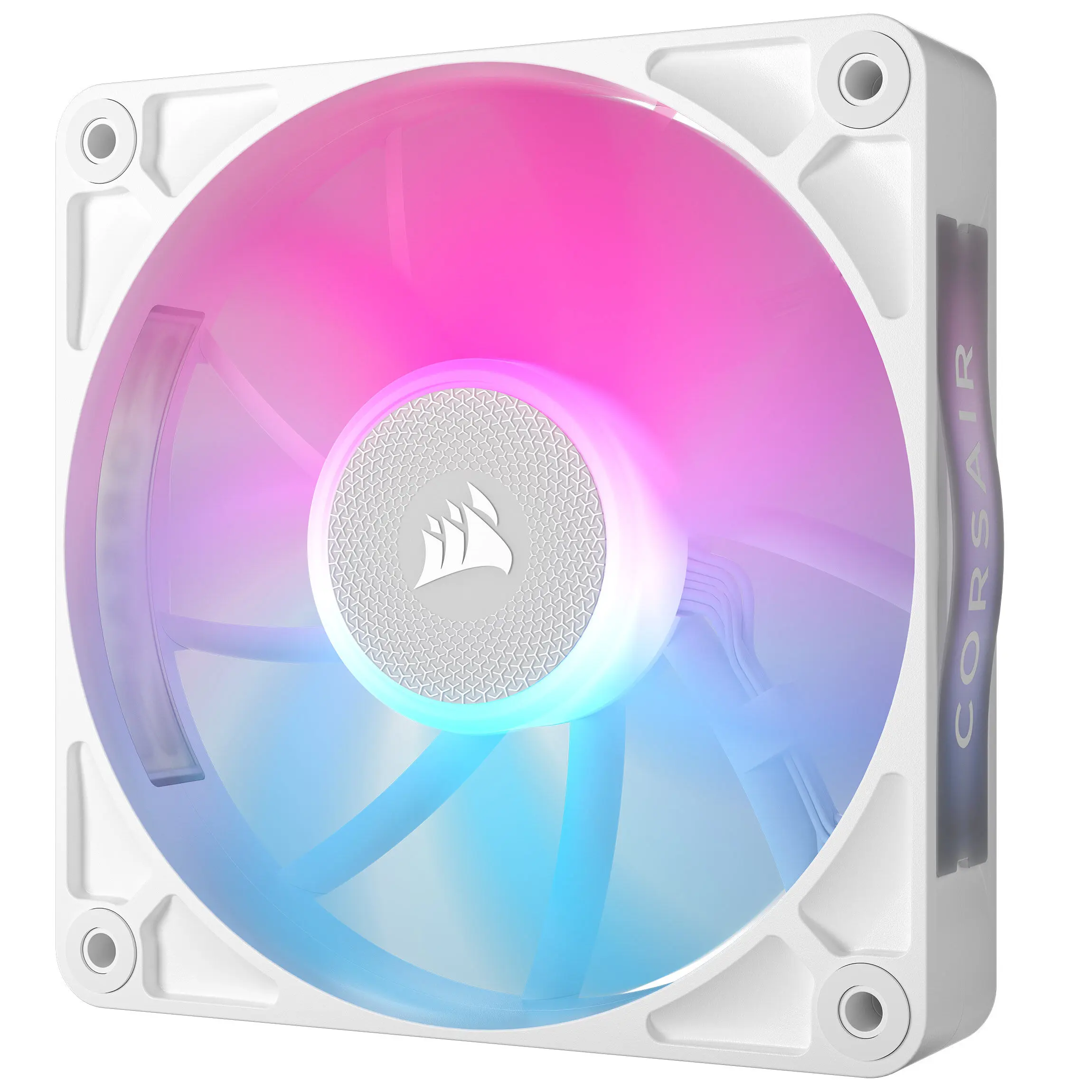 Corsair iCUE LINK RX120 RGB Series, Ventola PWM, Kit da 3 - 120mm, Bianco - immagine 3