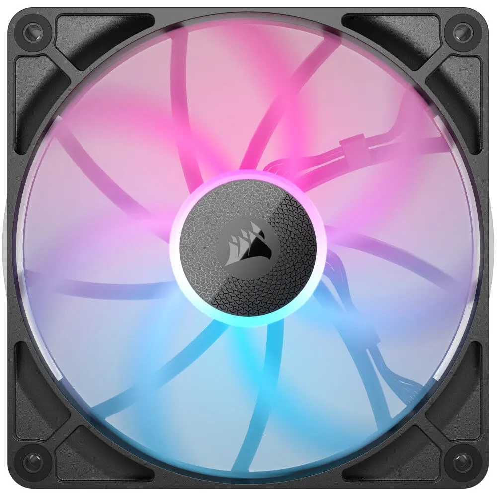 Corsair iCUE LINK RX140 RGB Series, Ventola PWM - 140mm, Nero - immagine 2