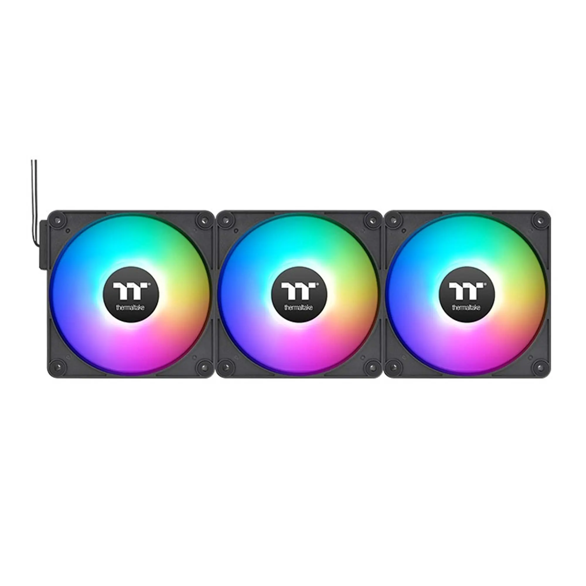 Thermaltake CT120 EX ARGB Sync PC Cooling Fan, 120mm, Nero - Kit 3 Pezzi - immagine 2