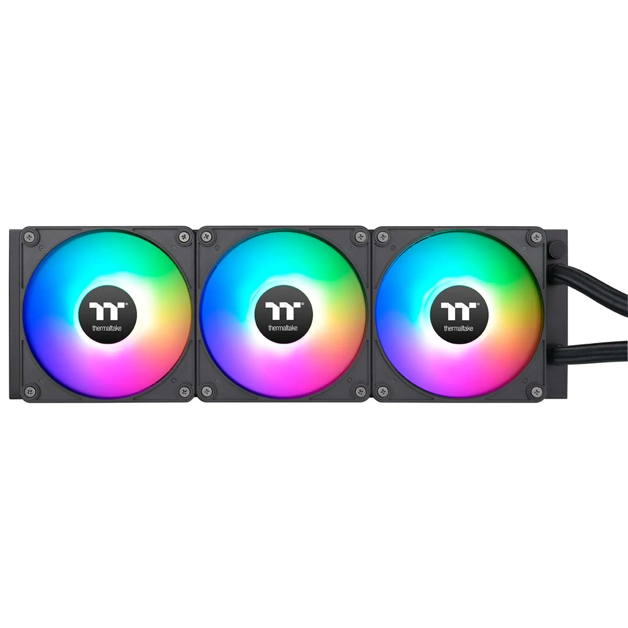 Thermaltake TH360 V2 Ultra EX ARGB Sync Complete Cooling Solution, LCD, Nero - 360mm - immagine 2