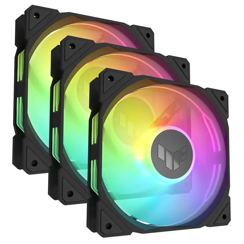 Asus TUF Gaming TR120 Reverse ARGB, Pack da 3 - Nero
