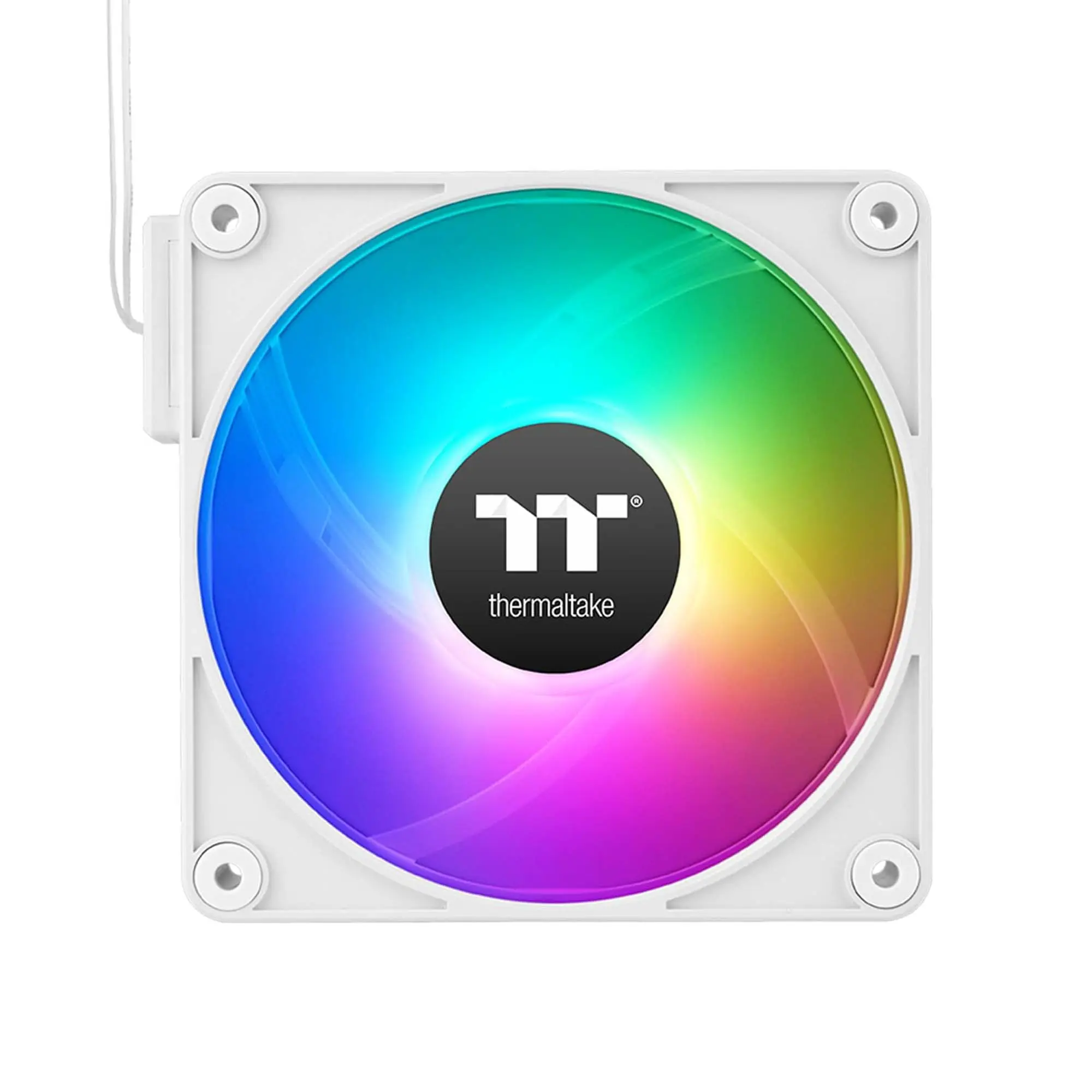 Thermaltake CT140 EX ARGB Sync PC Cooling Fan, 140mm, Bianco - Kit 3 Pezzi - immagine 2