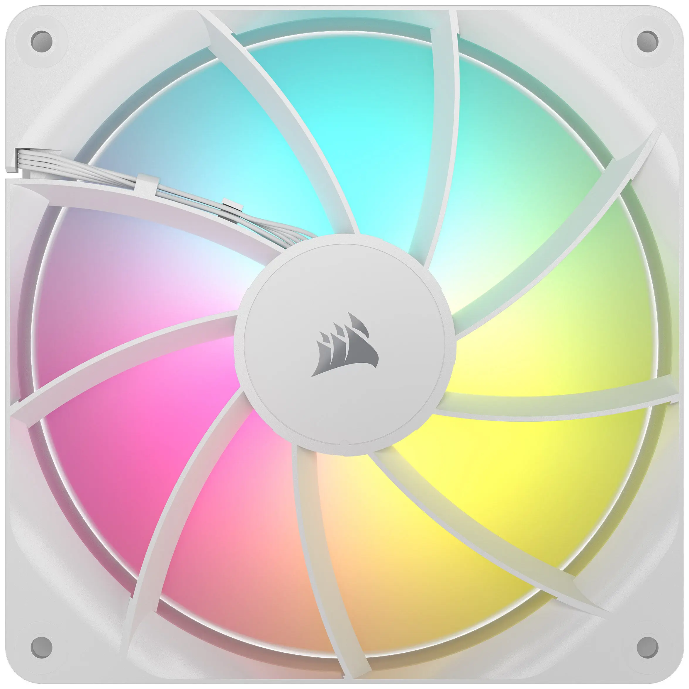 Corsair RS140 aRGB, Ventola PWM - 140mm, 1 Ventola - Bianco - immagine 4
