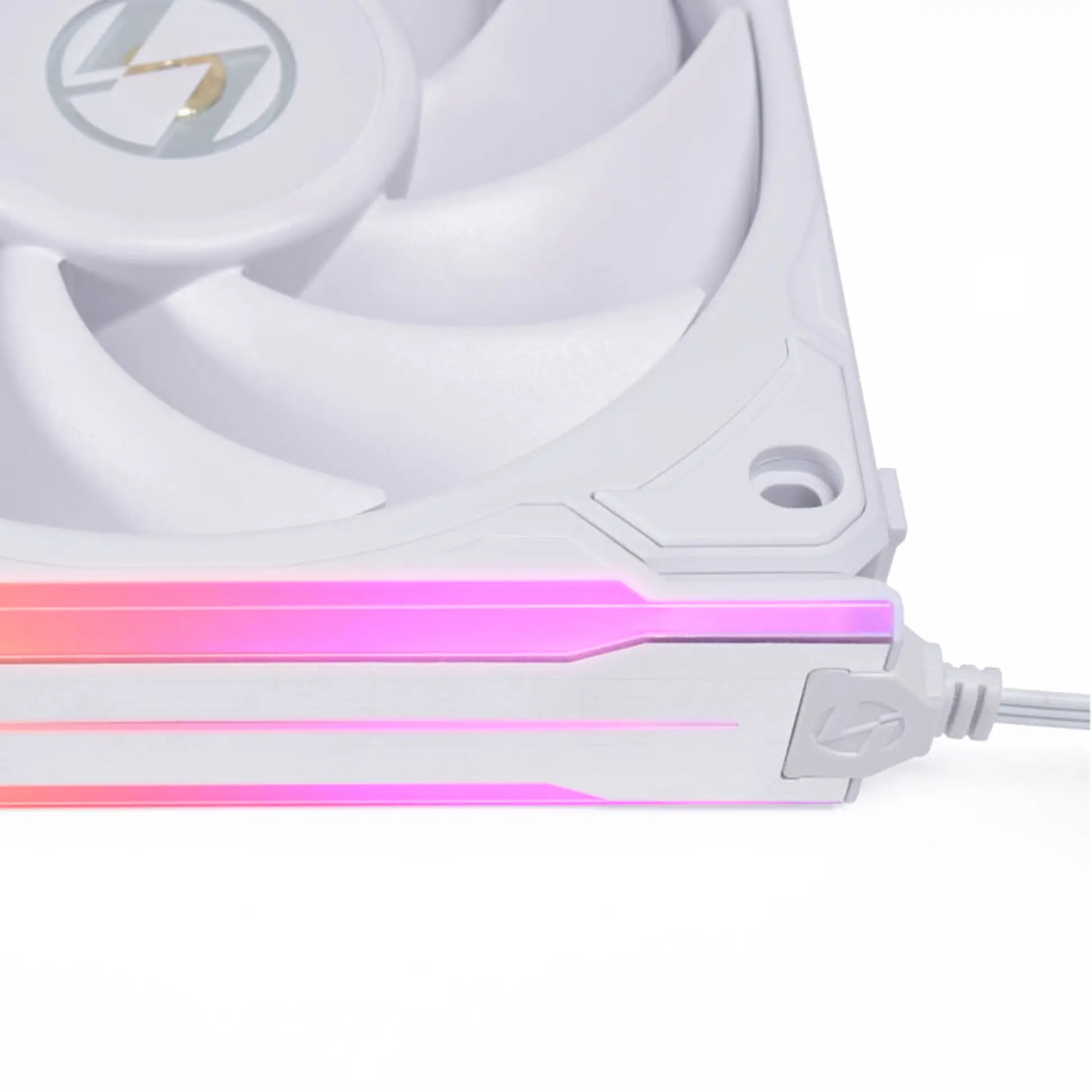 Lian Li UNI FAN P28 Striscia aRGB laterale - 3 Pezzi - bianco - immagine 4