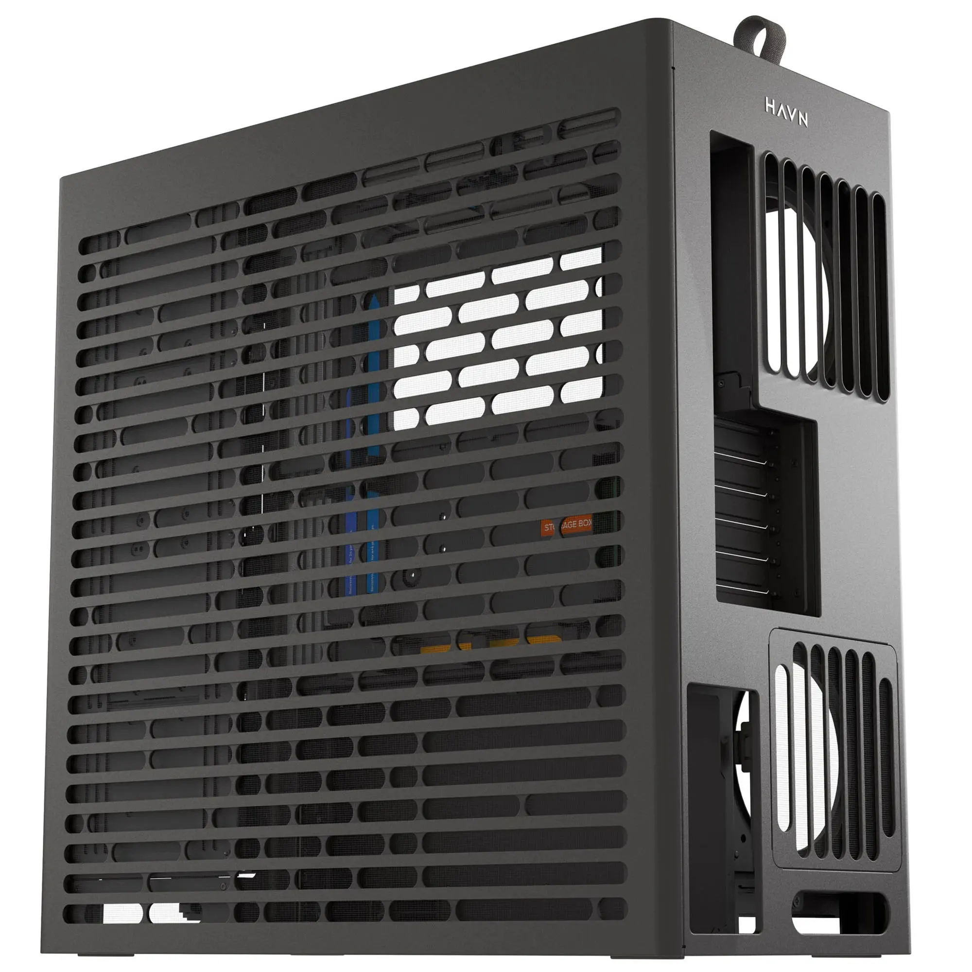 HAVN HS 420, E-ATX, Tempered Glass - Nero - immagine 3