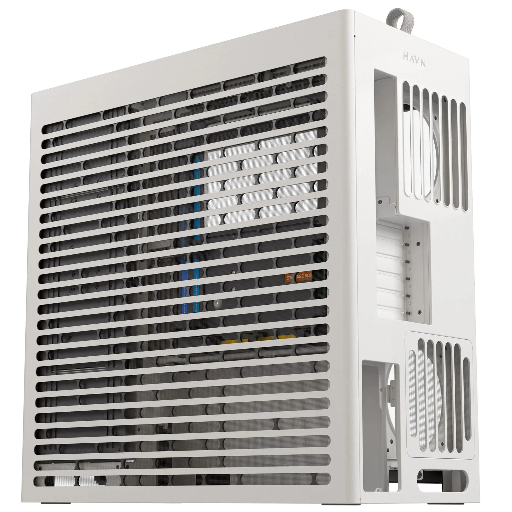 HAVN HS 420, E-ATX, Tempered Glass - Bianco - immagine 3