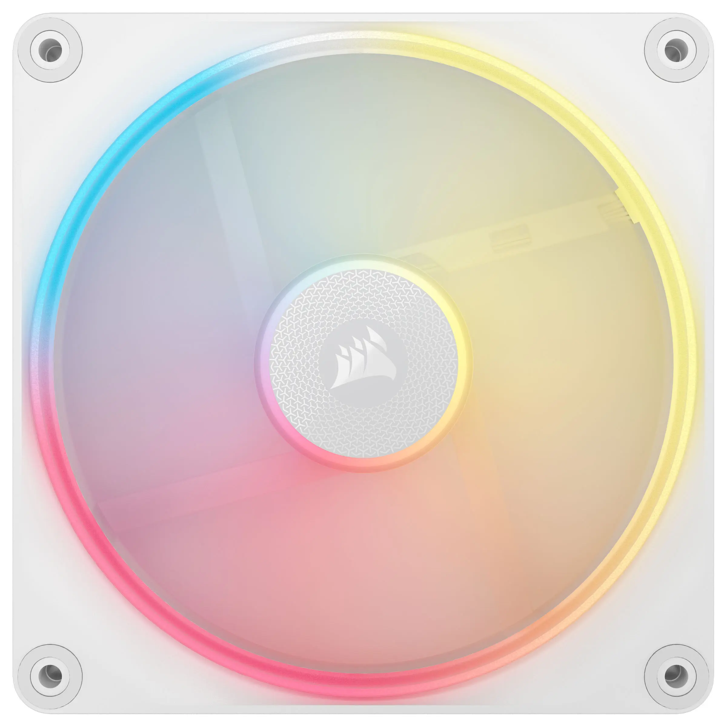 Corsair iCUE LINK LX140-R RGB, Ventola PWM Reverse, Bianca - 140mm - immagine 2