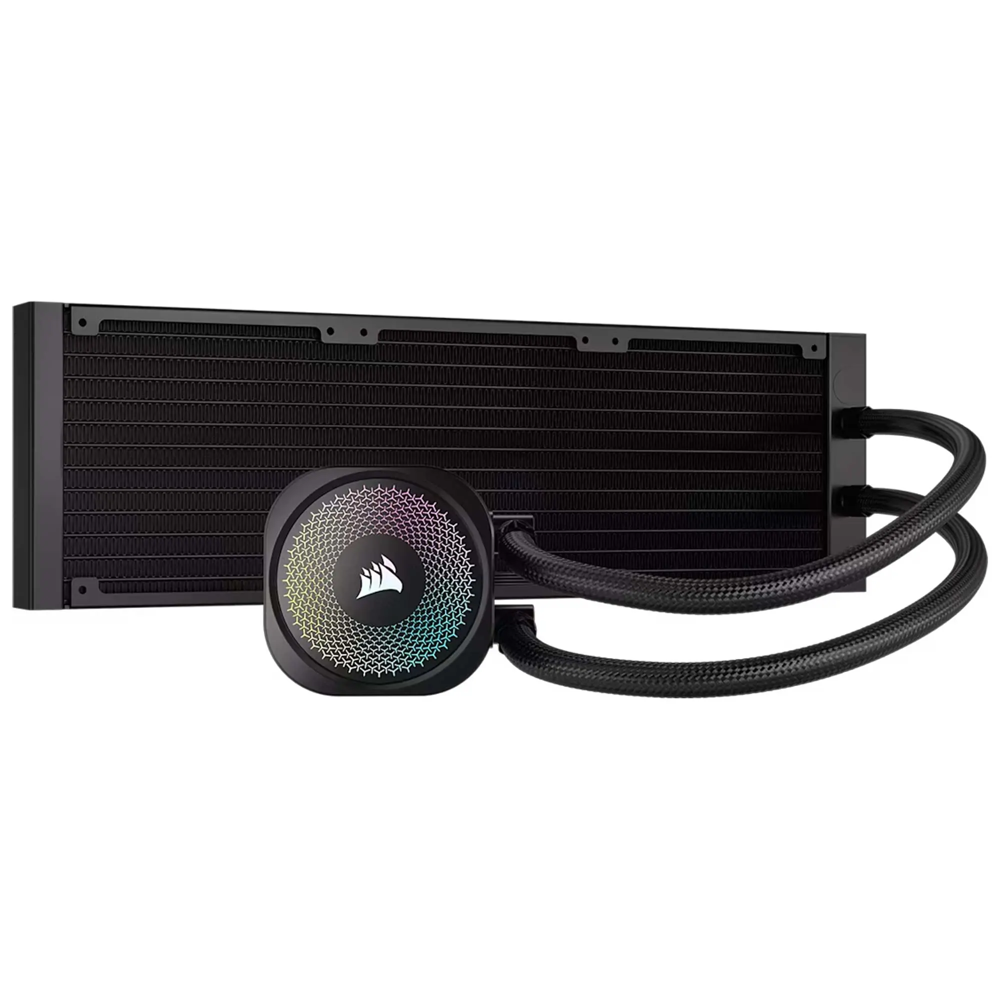 Corsair NAUTILUS 360 RS ARGB, AIO Liquid CPU Cooler - 360 mm, Nero * refurbished * - immagine 2