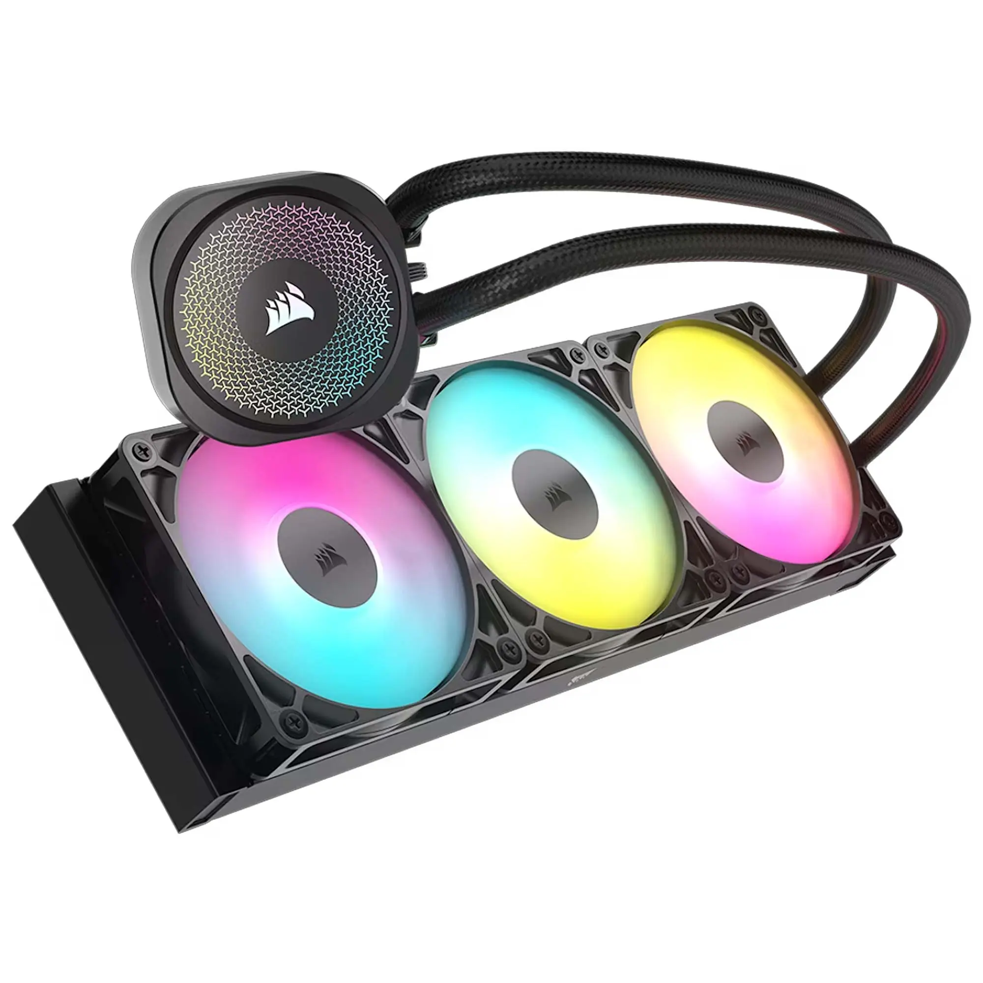 Corsair NAUTILUS 360 RS ARGB, AIO Liquid CPU Cooler - 360 mm, Nero * refurbished * - immagine 3