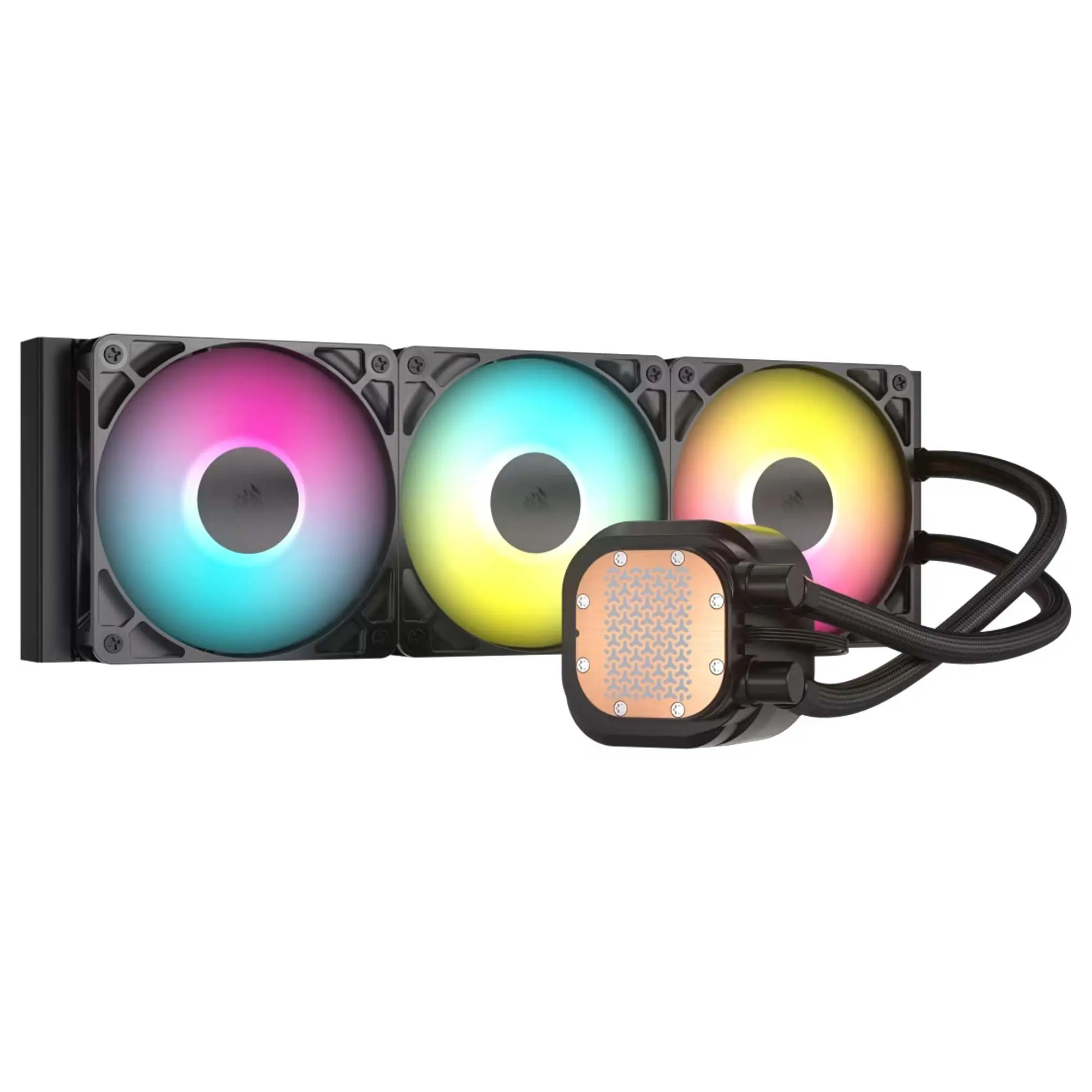 Corsair NAUTILUS 360 RS ARGB, AIO Liquid CPU Cooler - 360 mm, Nero * refurbished * - immagine 4