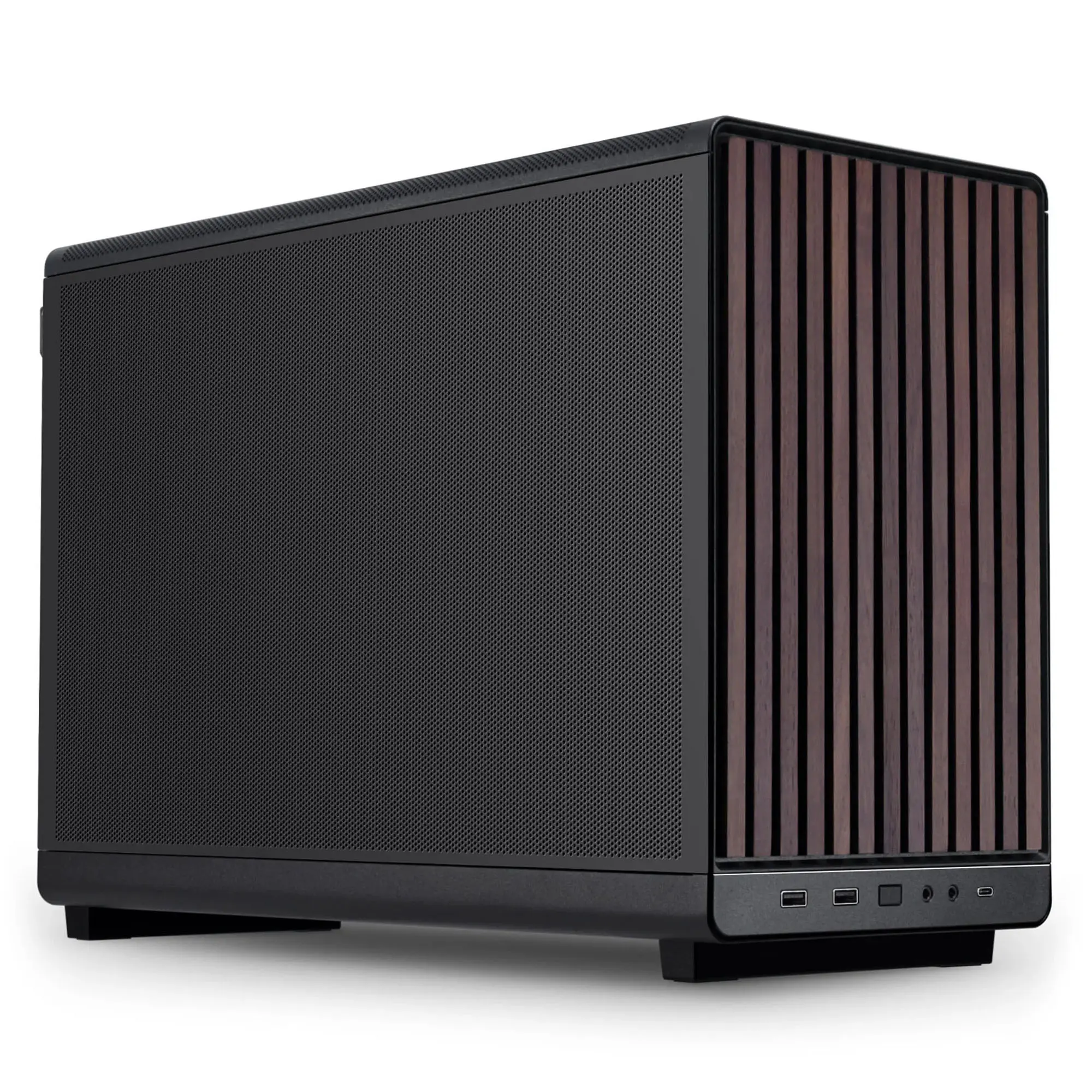 Lian Li DAN Cases A3-mATX Wood Edition - Micro-ATX Case - Legno / Nero - immagine 2