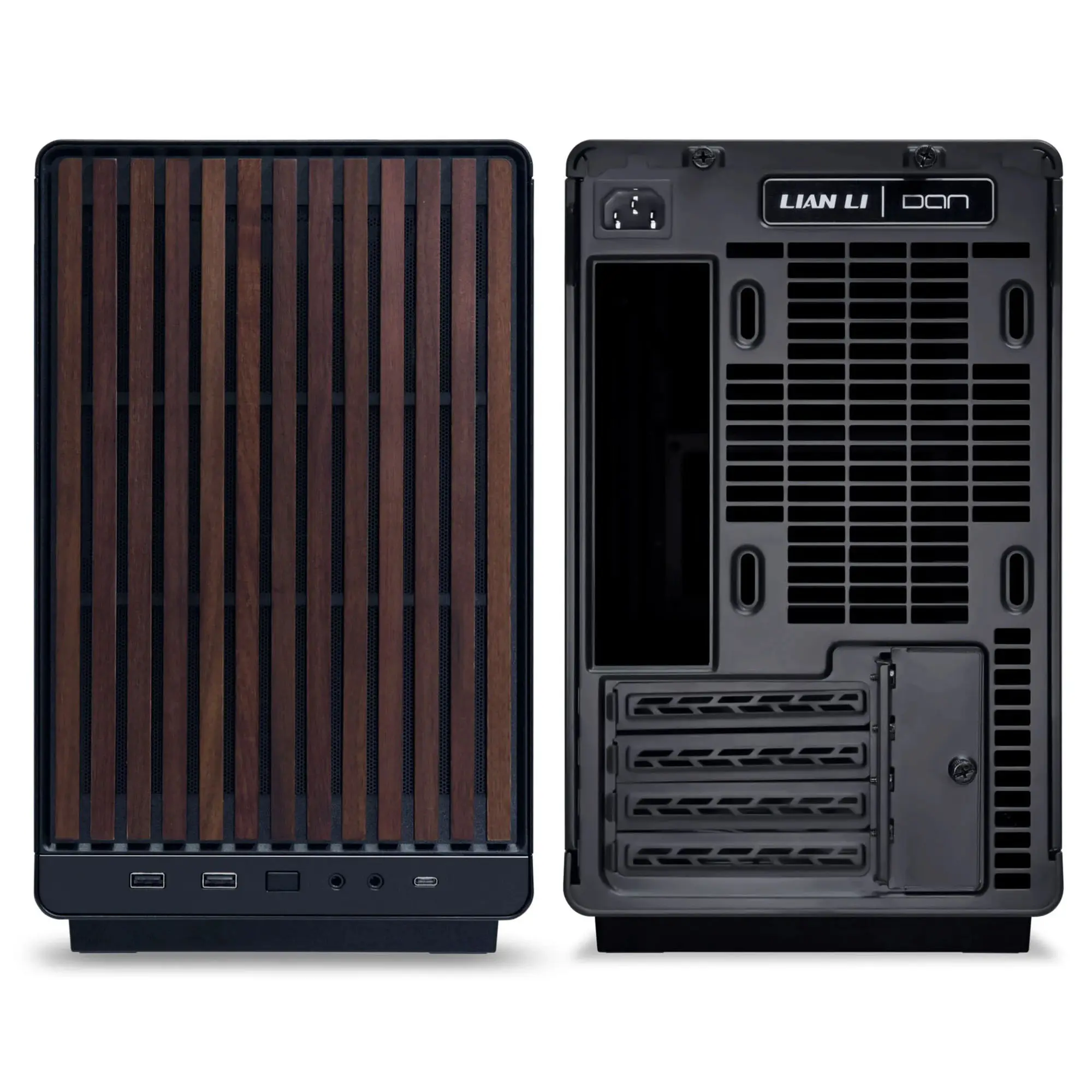 Lian Li DAN Cases A3-mATX Wood Edition - Micro-ATX Case - Legno / Nero - immagine 3