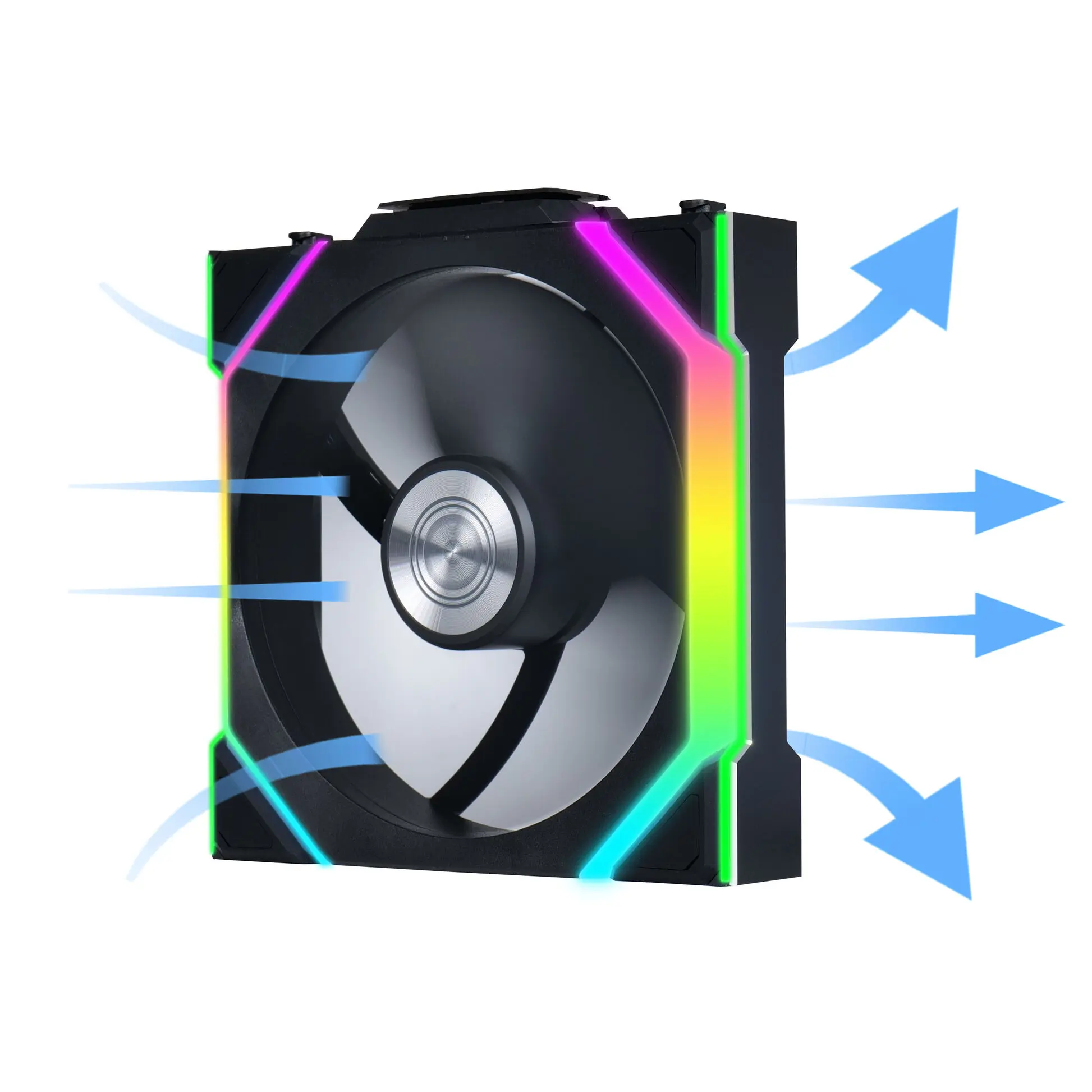 Lian Li UNI FAN SL Wireless ARGB PWM 120 mm Triple Fan Kit- Nero - immagine 5