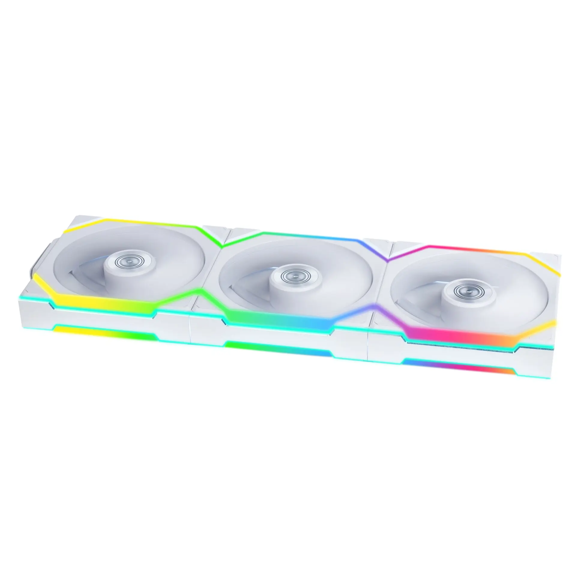 Lian Li UNI FAN SL Wireless ARGB PWM Reverse 120 mm Triple Fan Kit - Bianco - immagine 2