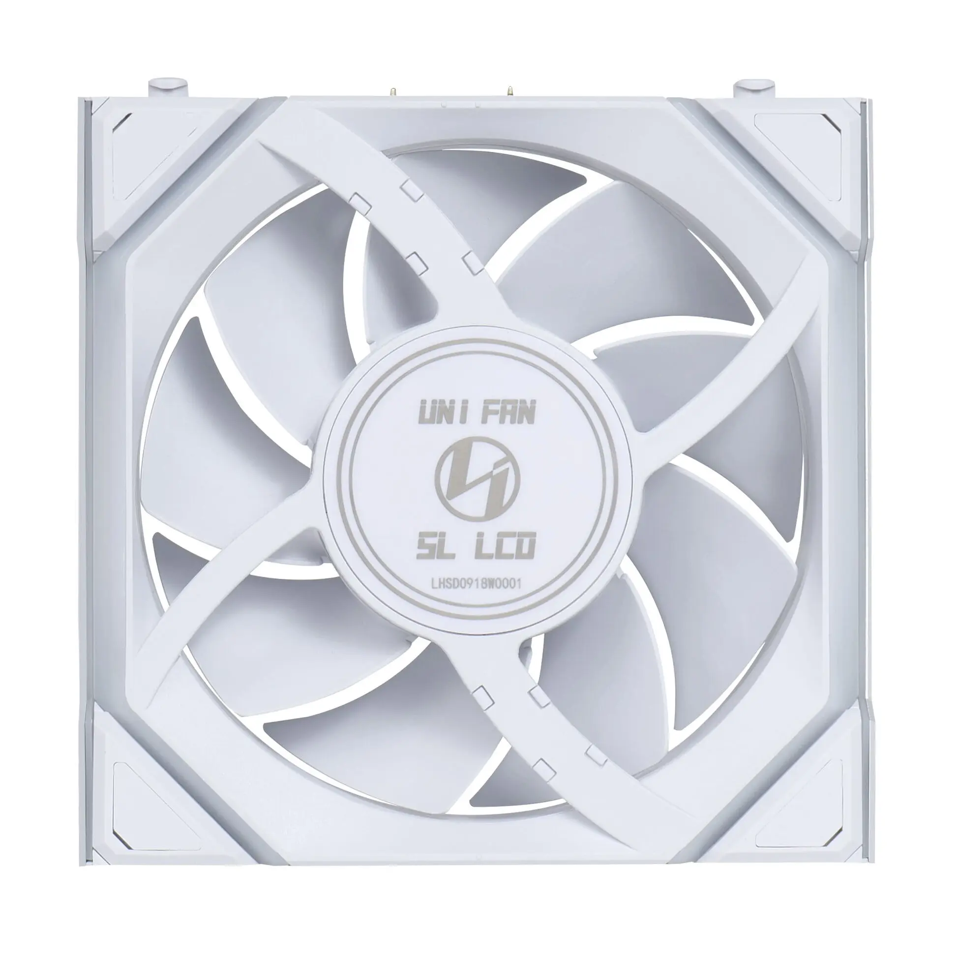 Lian Li UNI FAN SL Wireless LCD ARGB PWM 120 mm Triple Fan Kit - Bianco - immagine 4