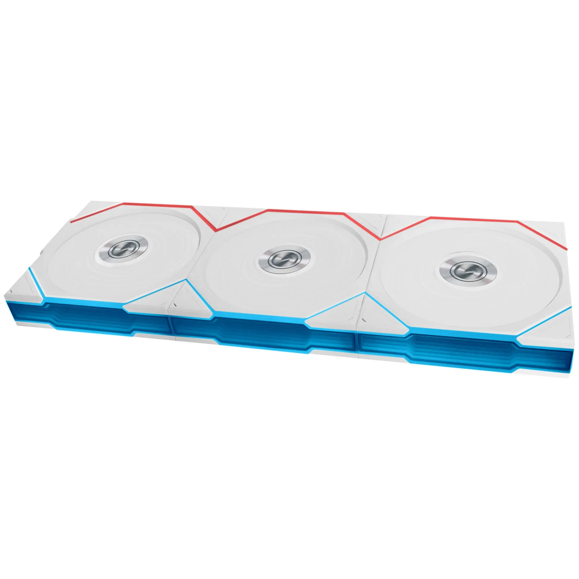 Lian Li UNI FAN TL Wireless ARGB PWM 120 mm Triple Fan Kit - Bianco - immagine 2