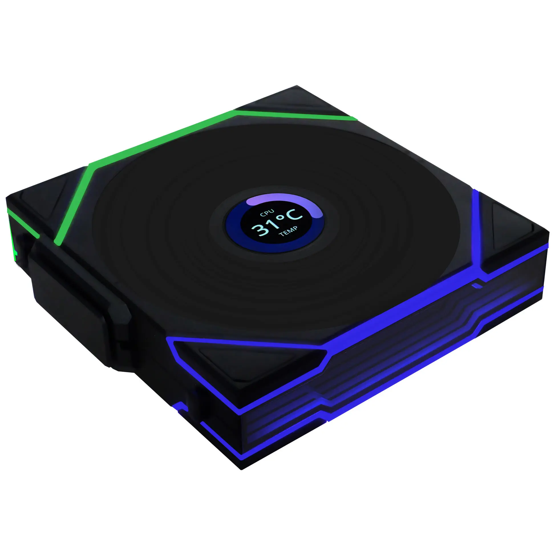 Lian Li UNI FAN TL LCD Wireless ARGB PWM Reverse 120 mm - Nero