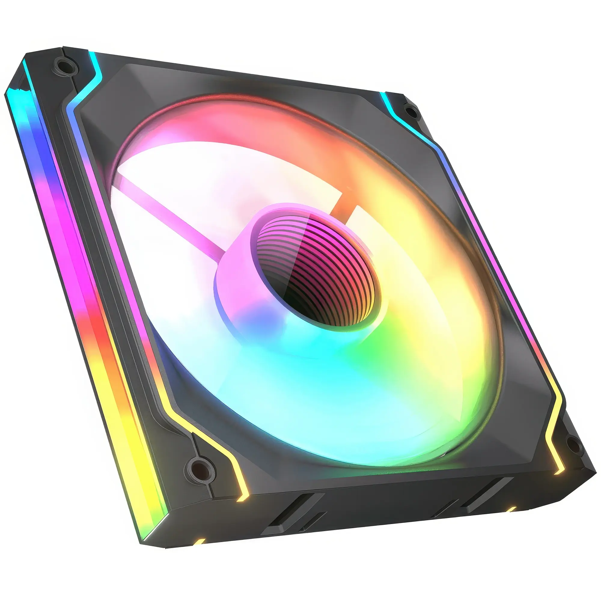 Cougar SC140-FB ARGB - Infinity Mirror Illuminated Modular Fan - Nera