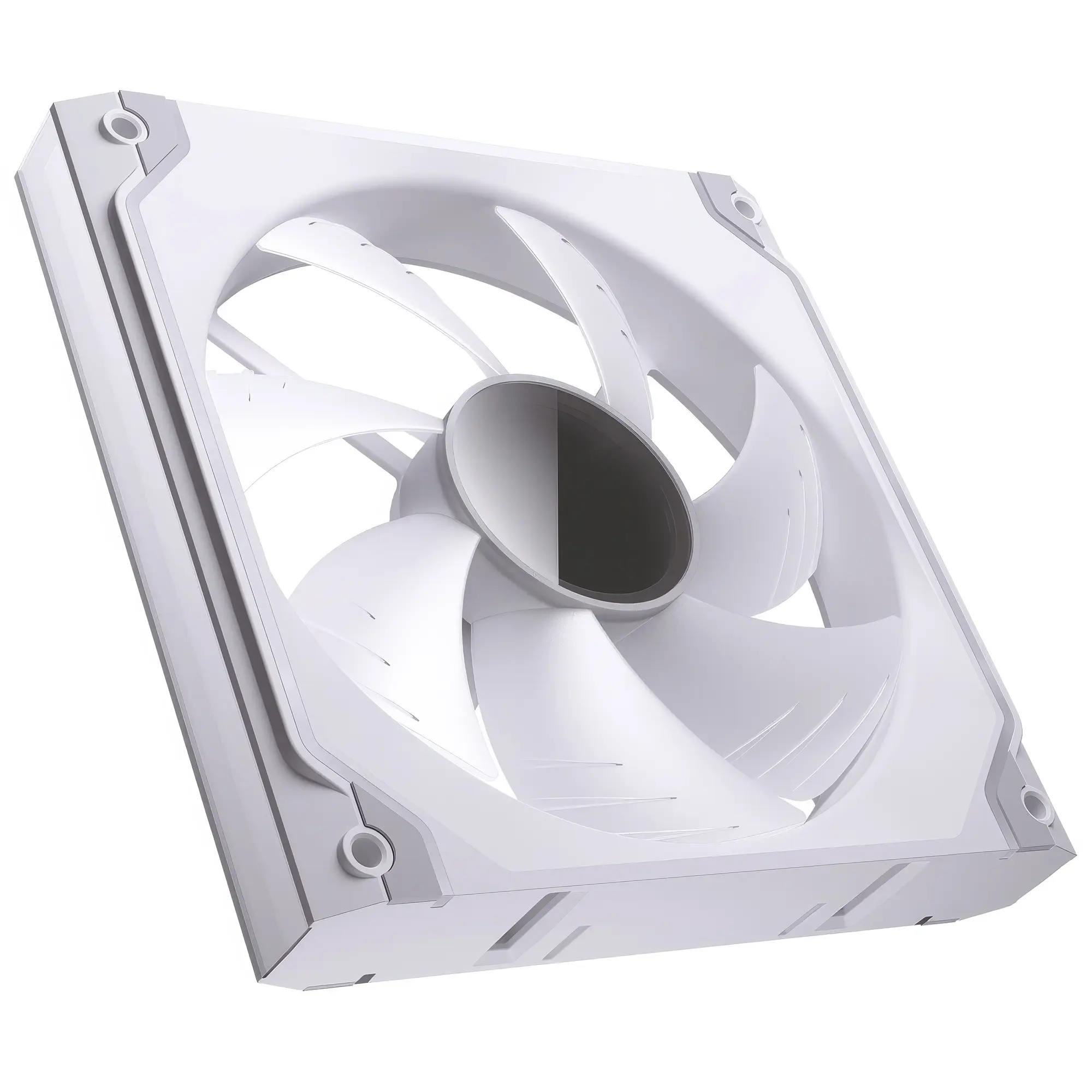 Cougar SC140-FW ARGB - Infinity Mirror Illuminated Modular Fan - Bianca - immagine 3