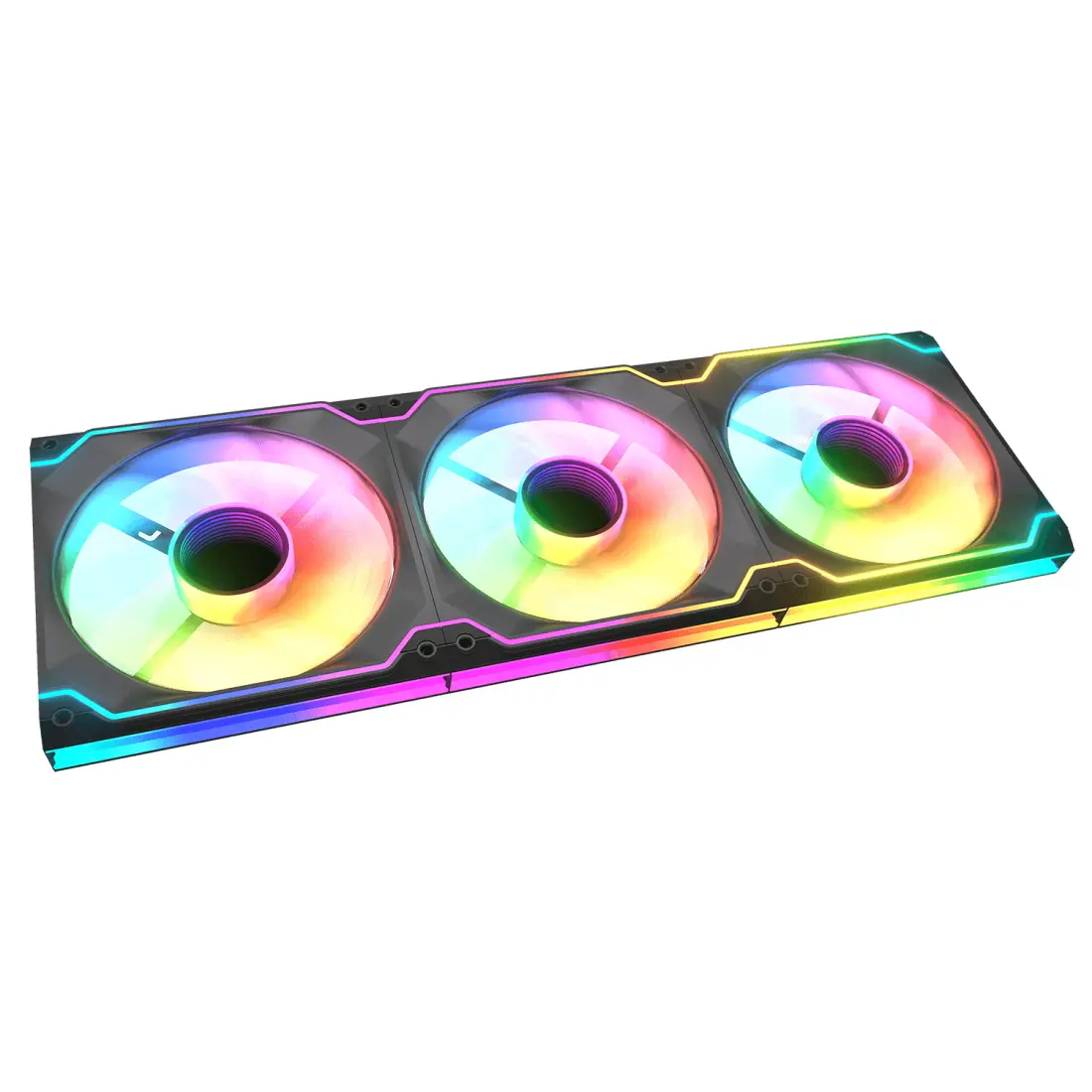 Cougar SC140-RB ARGB - Infinity Mirror Illuminated Modular Fan Reverse Rotation - Nero - immagine 5