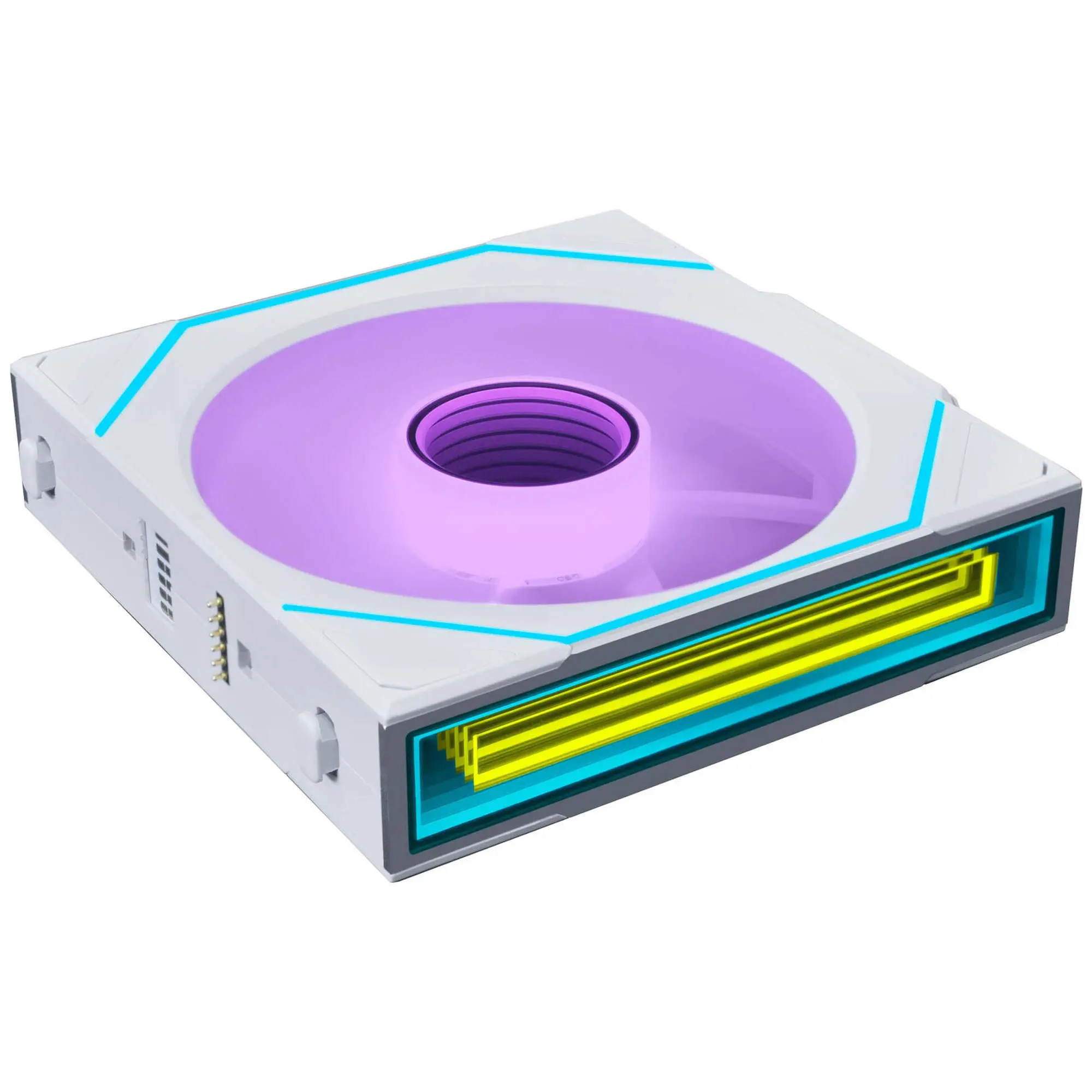 Lian Li UNI FAN SL-INF Wireless 120 ARGB PWM FAN, Daisy-Chain, Bianco - 120 mm (3pz) - immagine 2